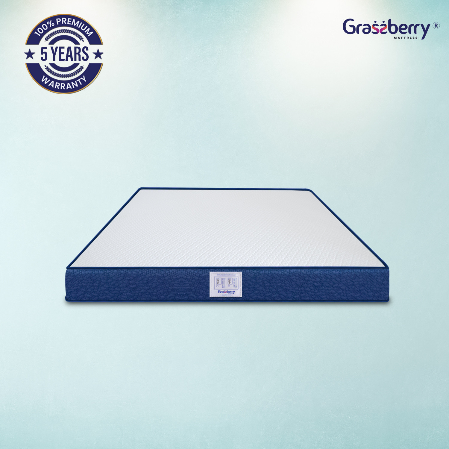 Image of Grassberry Dual Comfort Beauty Sleep 5 inch Single High Resilience (HR) Foam Mattress