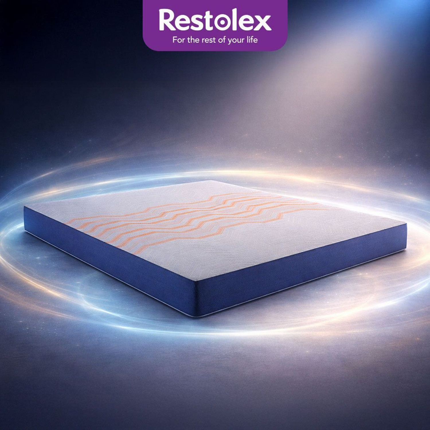 Image of Restolex Anti-Stress Orthopedic Roll-Pack 6 inch King Memory Foam Mattress