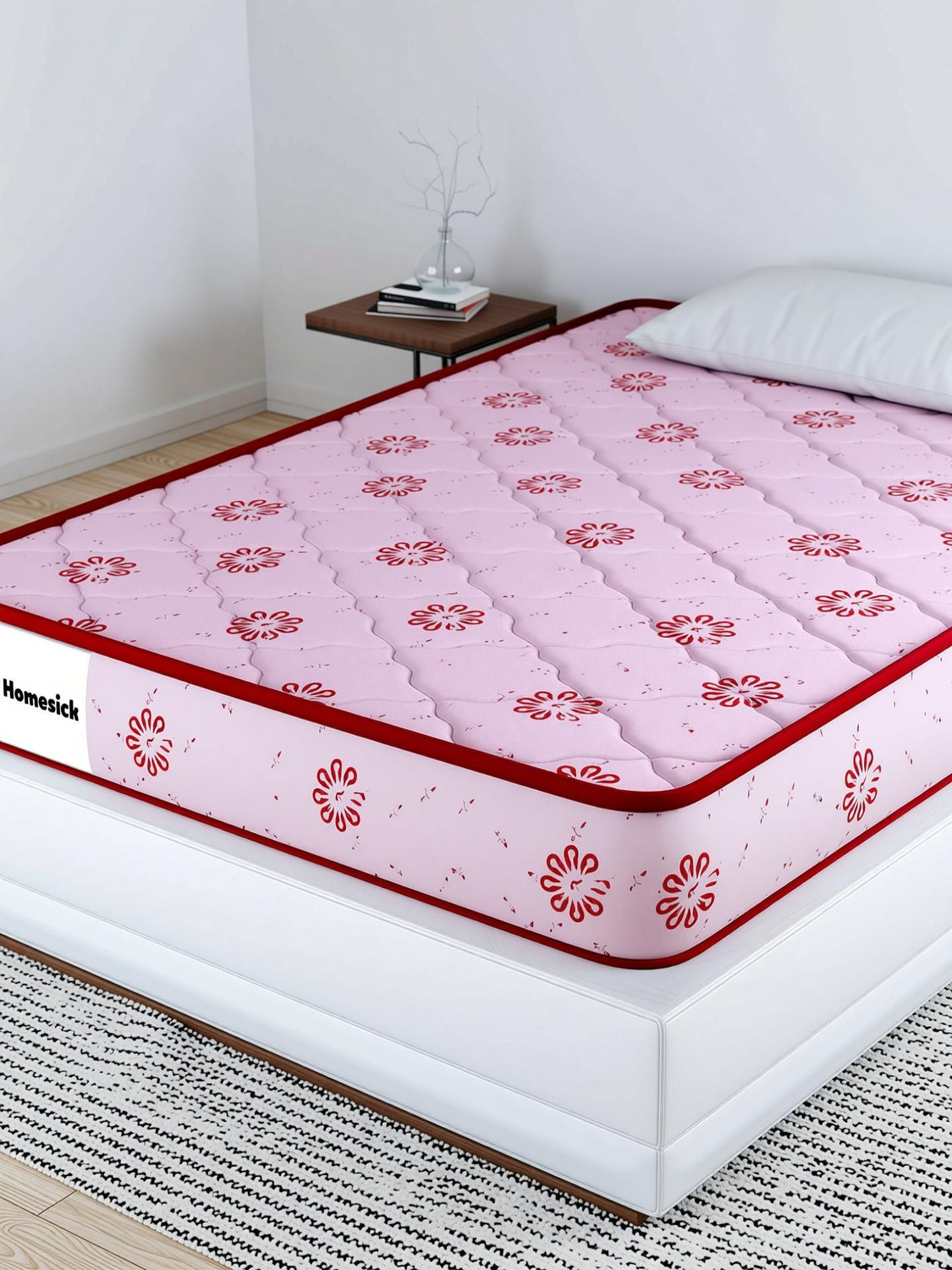 Image of Homesick Bliss Dual Comfort - Soft & Hard 4 inch Single High Density (HD) Foam Mattress