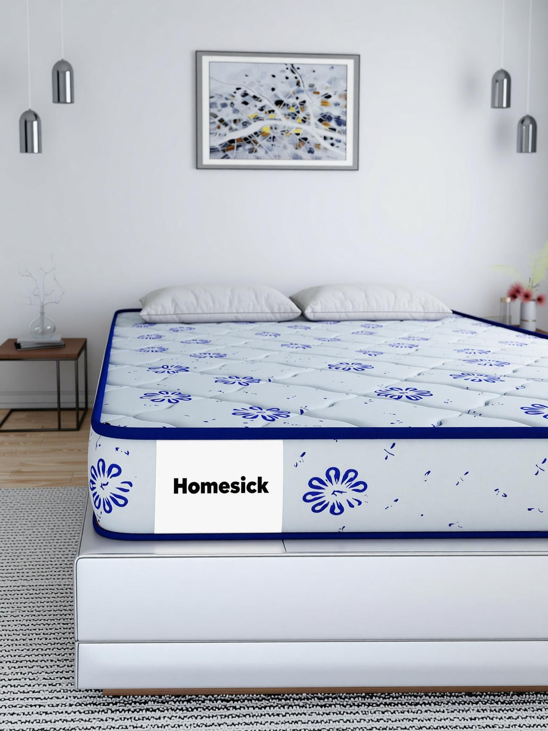 Image of Homesick Dual Comfort - Soft & Hard 4 inch Double High Density (HD) Foam Mattress