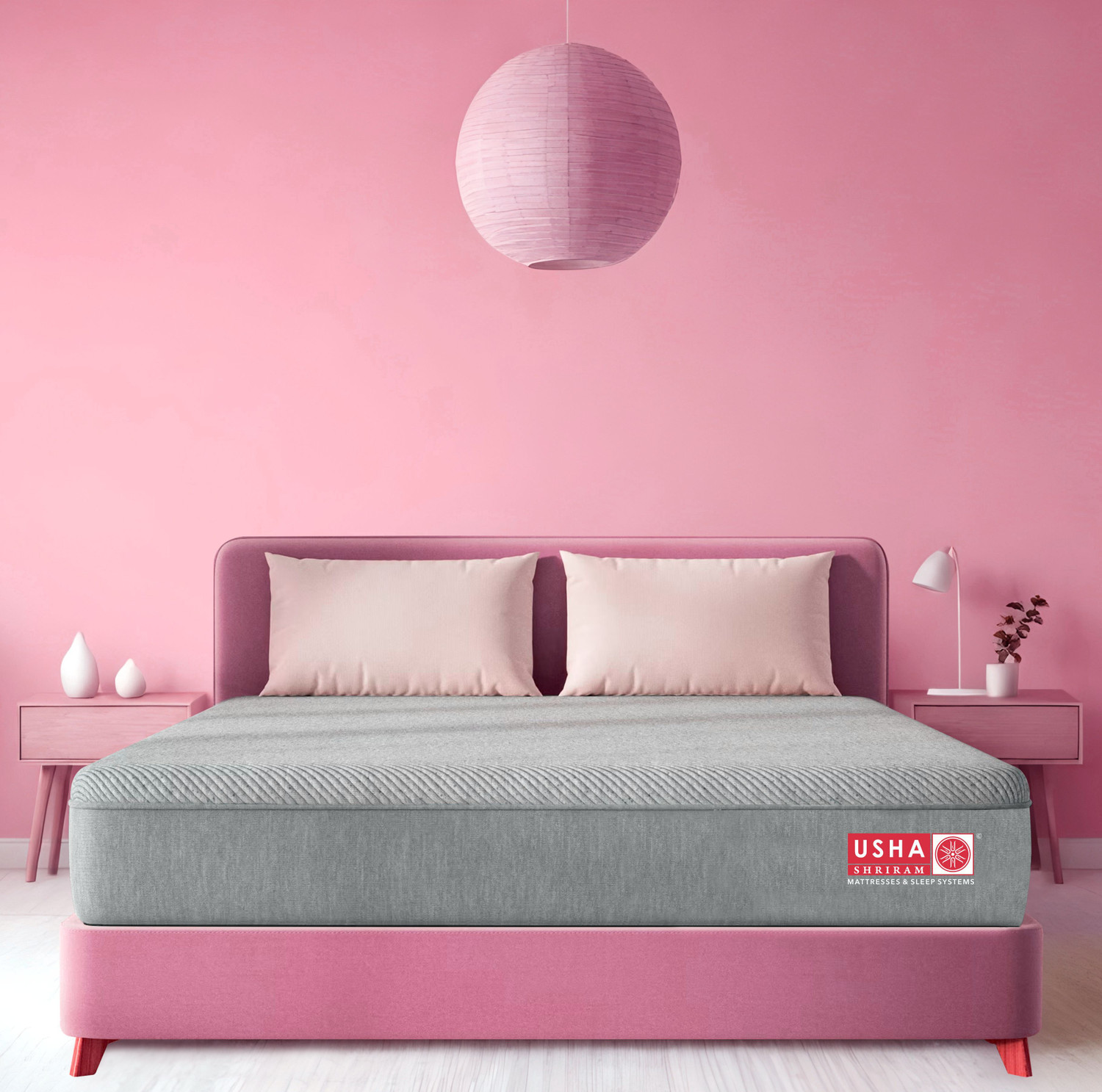 Image of USHA SHRIRAM Aero Ortho Memory Spine Alignment with 12 Years Warranty 5 inch King Memory Foam Mattress