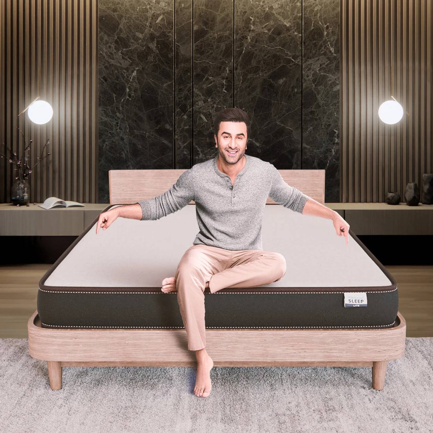 Nilkamal SLEEP Lite Dual Comfort 5 inch Queen High Density (HD) Foam Mattress