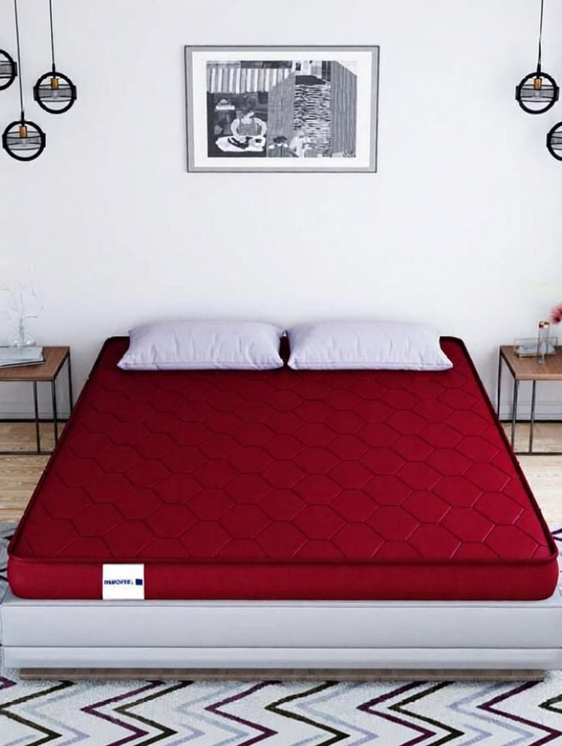 Image of KGF Bed Mattress 4 inch Double High Density (HD) Foam Mattress