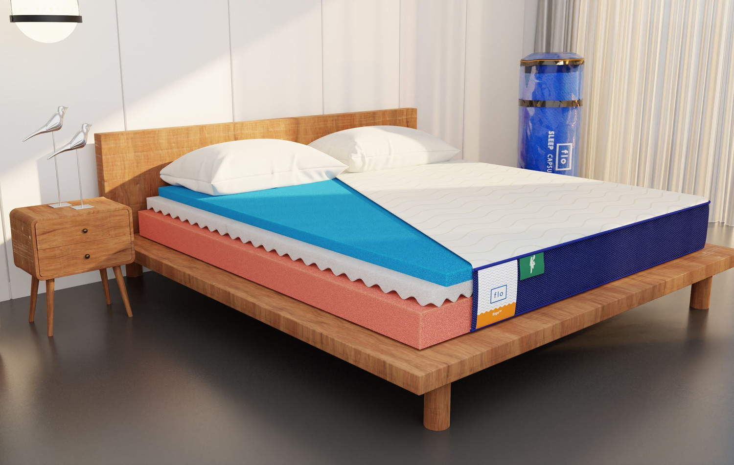 Image of FLO Ergo 6 inch Single Memory Foam Mattress