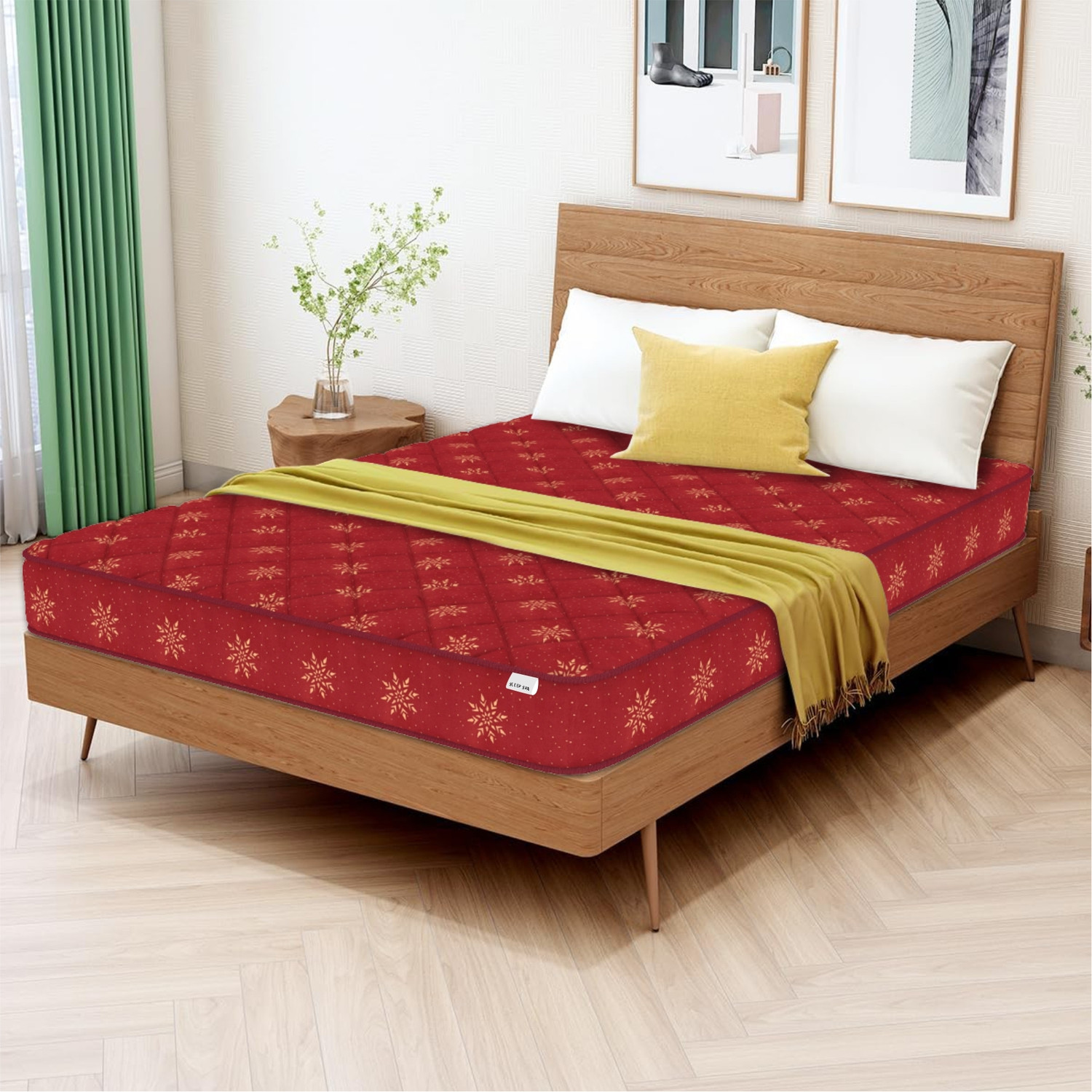 Image of SLEEP SPA Soft Bounce Premium Orthopedic Direct From Factory 3 inch King High Resilience (HR) Foam Mattress