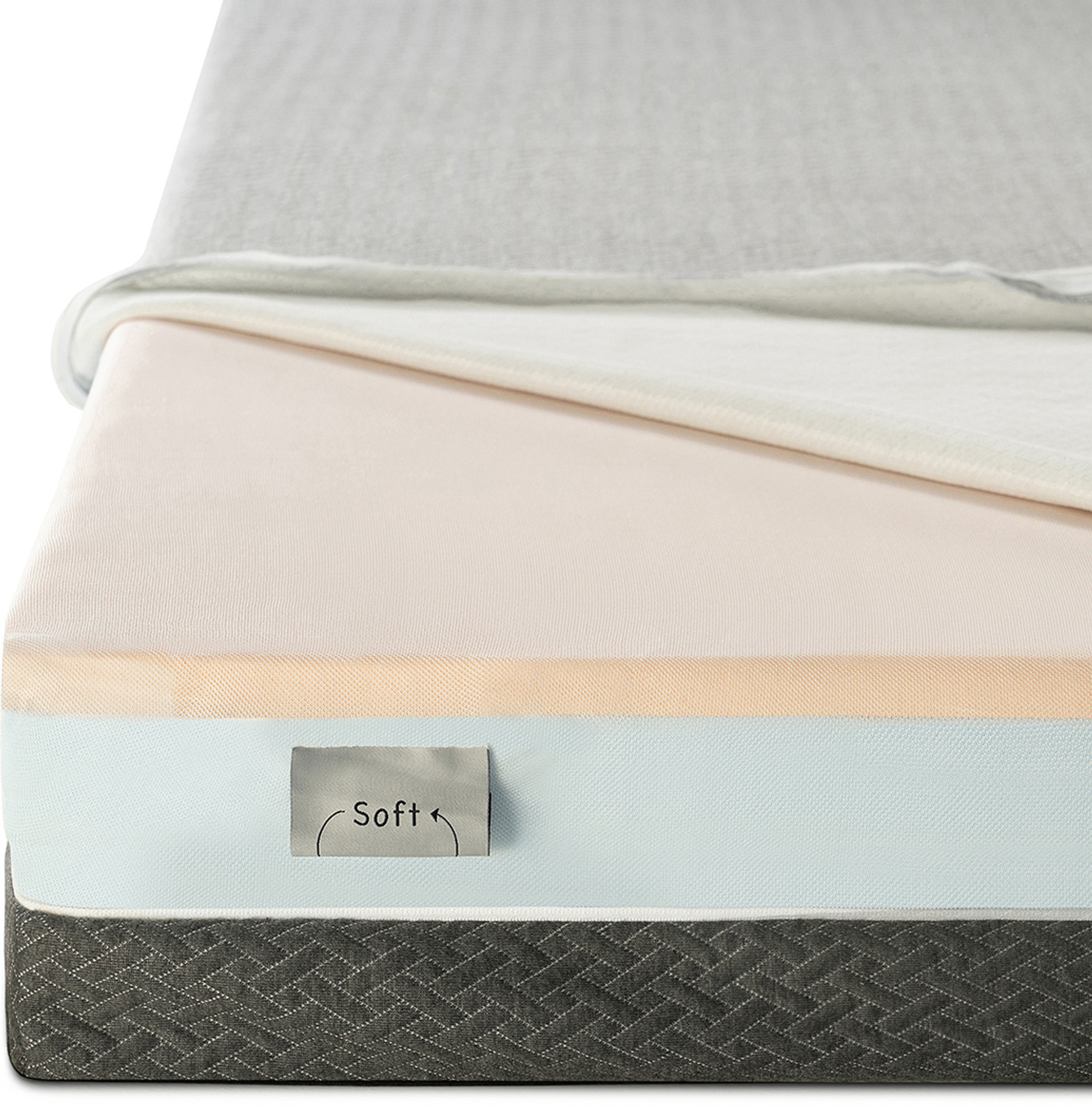 Image of Duroflex LiveIn Adapt Flippable with 3 Interchangeable Firmness Layers 6 inch King High Resilience (HR) Foam Mattress