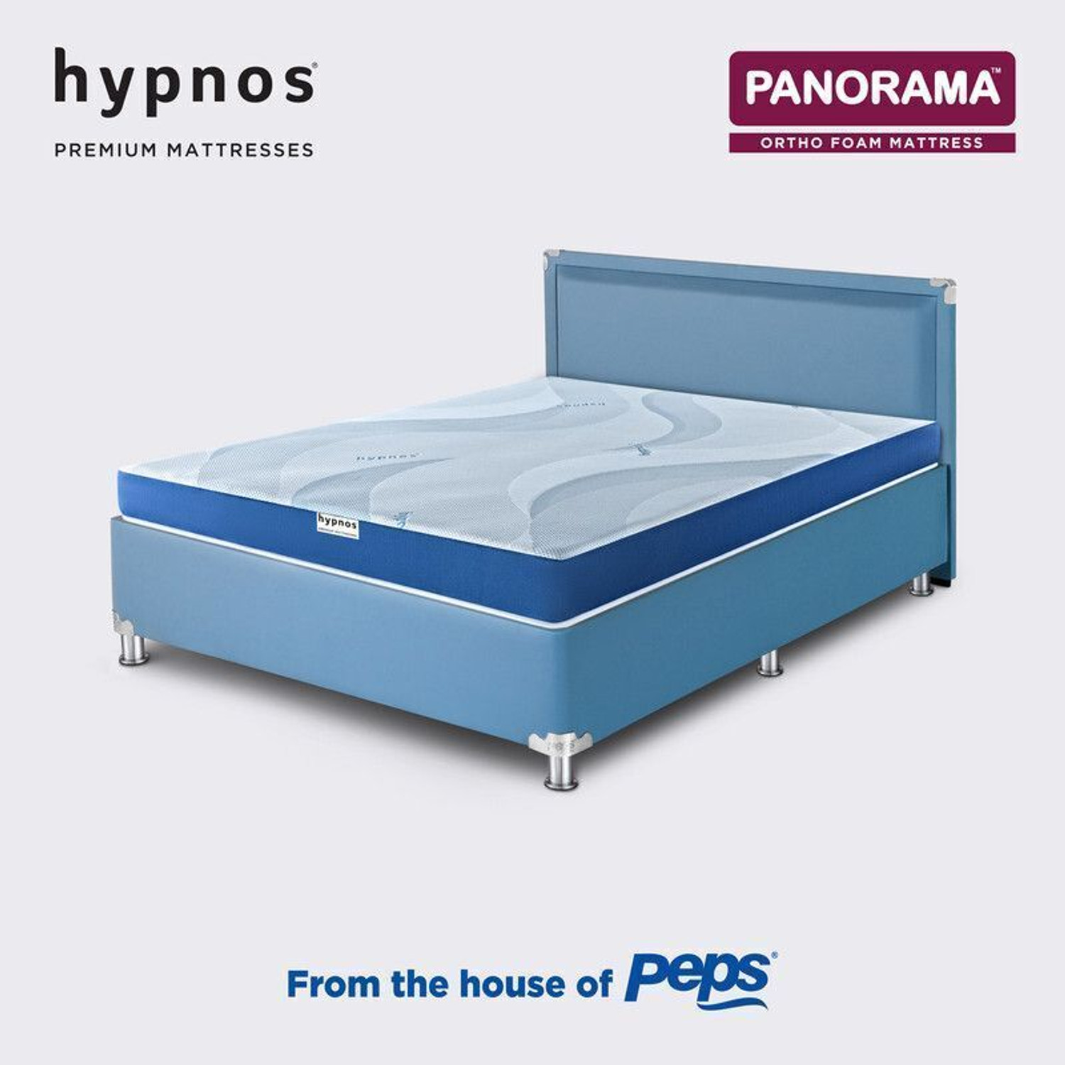 Image of Hypnos Orthopedic Anti-Microbial Fabric, Medium Firm Pressure Relief for Back Support 6 inch Double Memory Foam Mattress