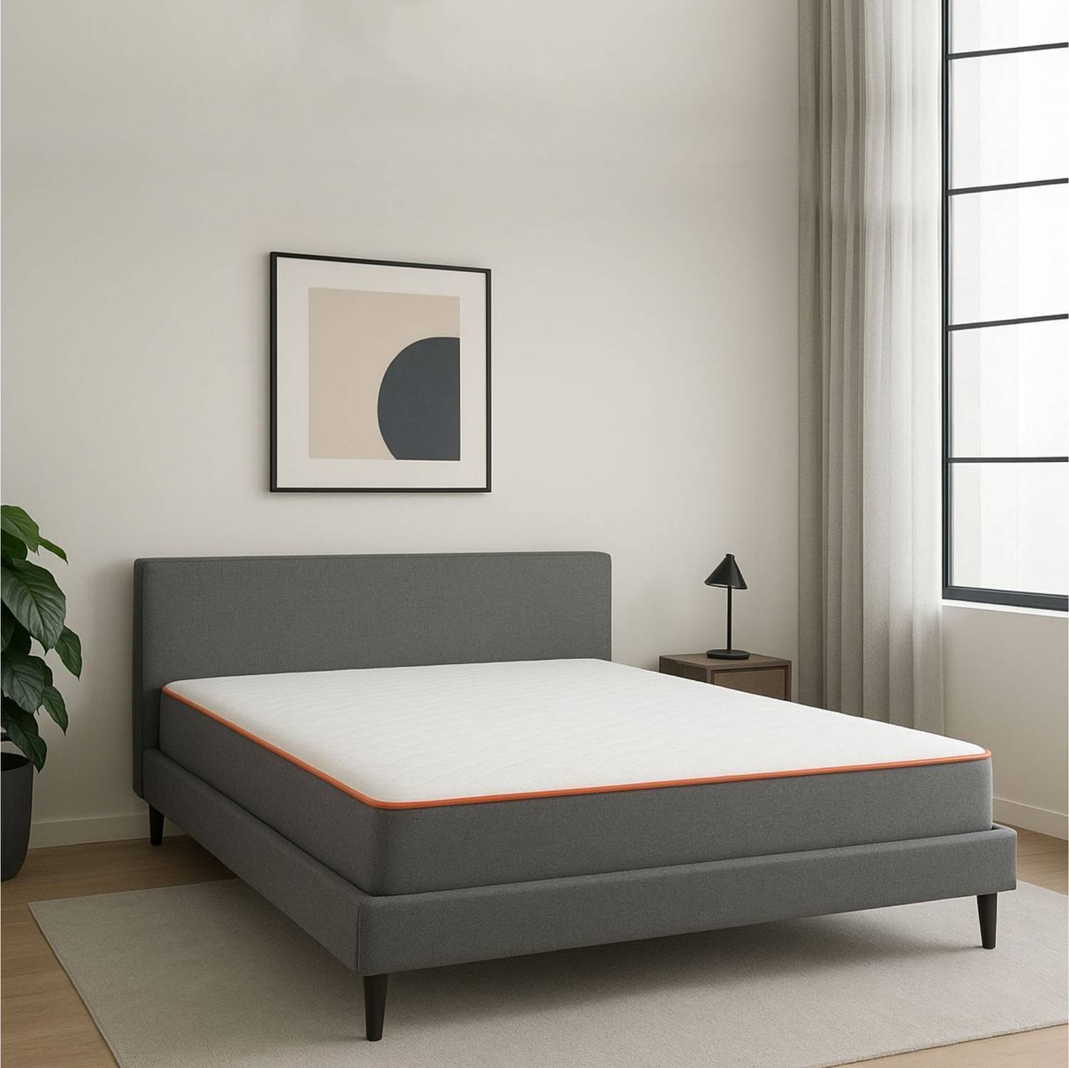 COIRFIT 7-Zone Dual Hard and Soft 6 inch Queen High Resilience (HR) Foam Mattress