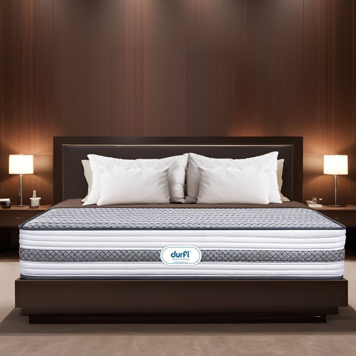 Image of Durfi Orthopedic 6 inch Queen Bonded Foam Mattress