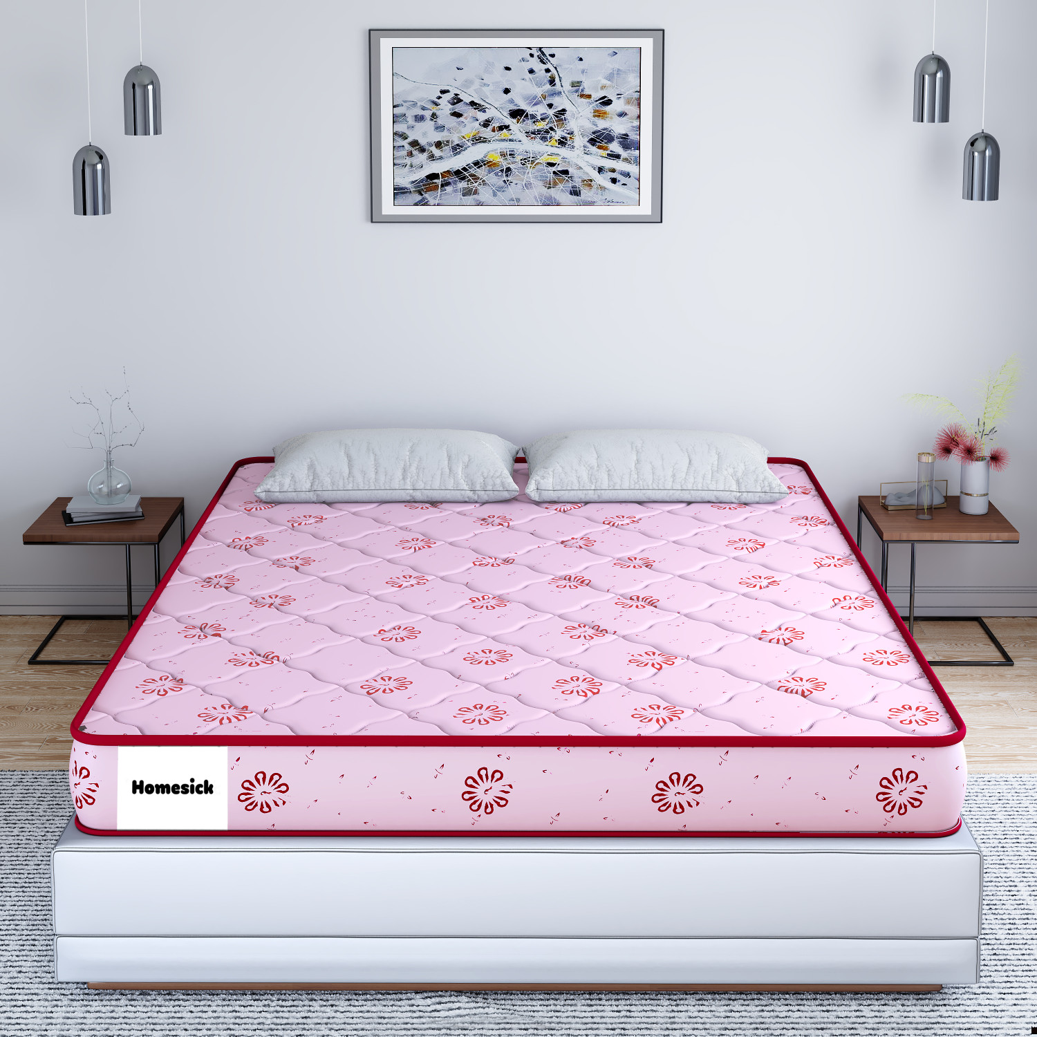 Image of Homesick Ambrose Dual Comfort - Soft & Hard 4 inch Double High Density (HD) Foam Mattress