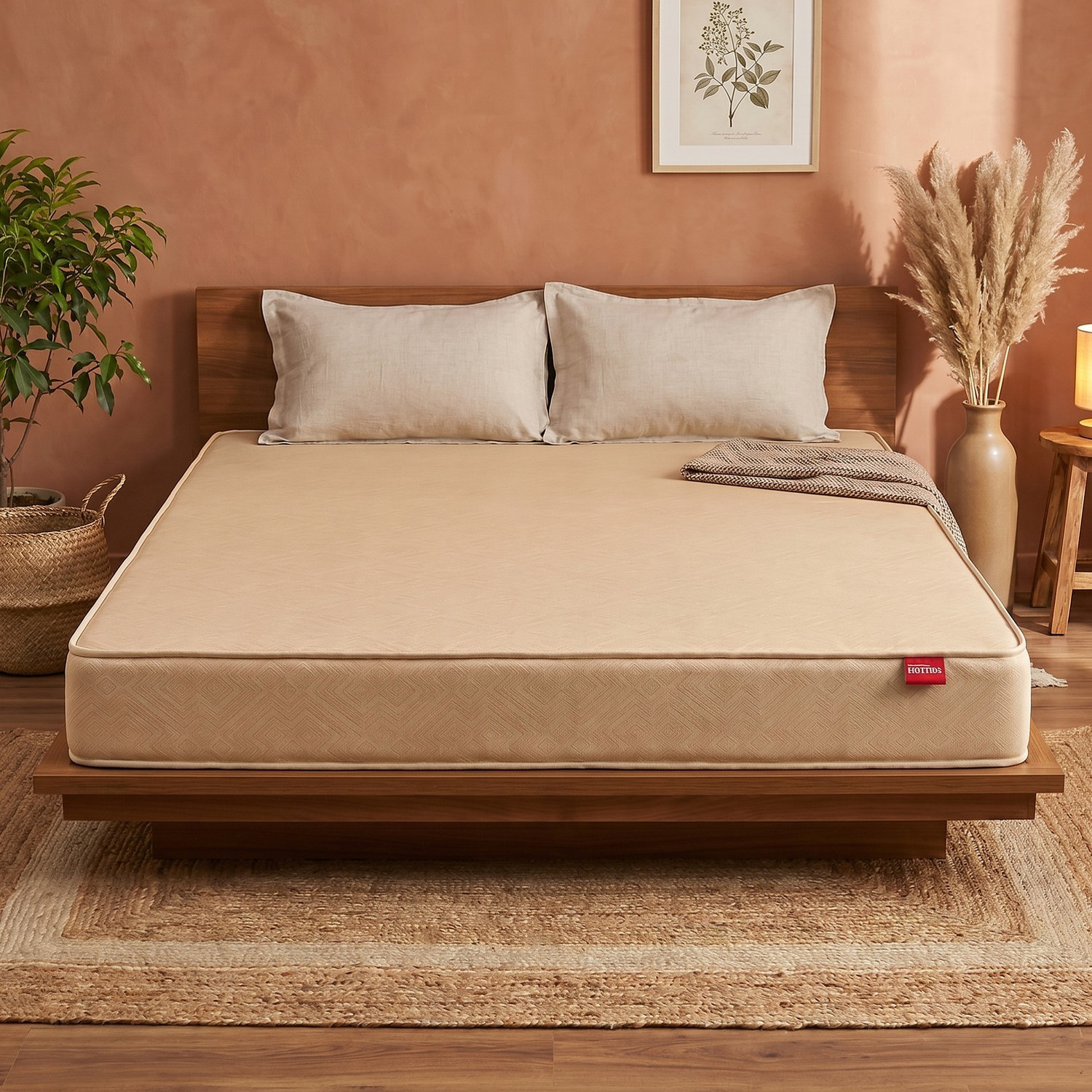 Image of KURLON Orthopedic, Memory Foam, Medium Firm, Back & Spine Support, High Resilence Foam 10 inch King Memory Foam Mattress