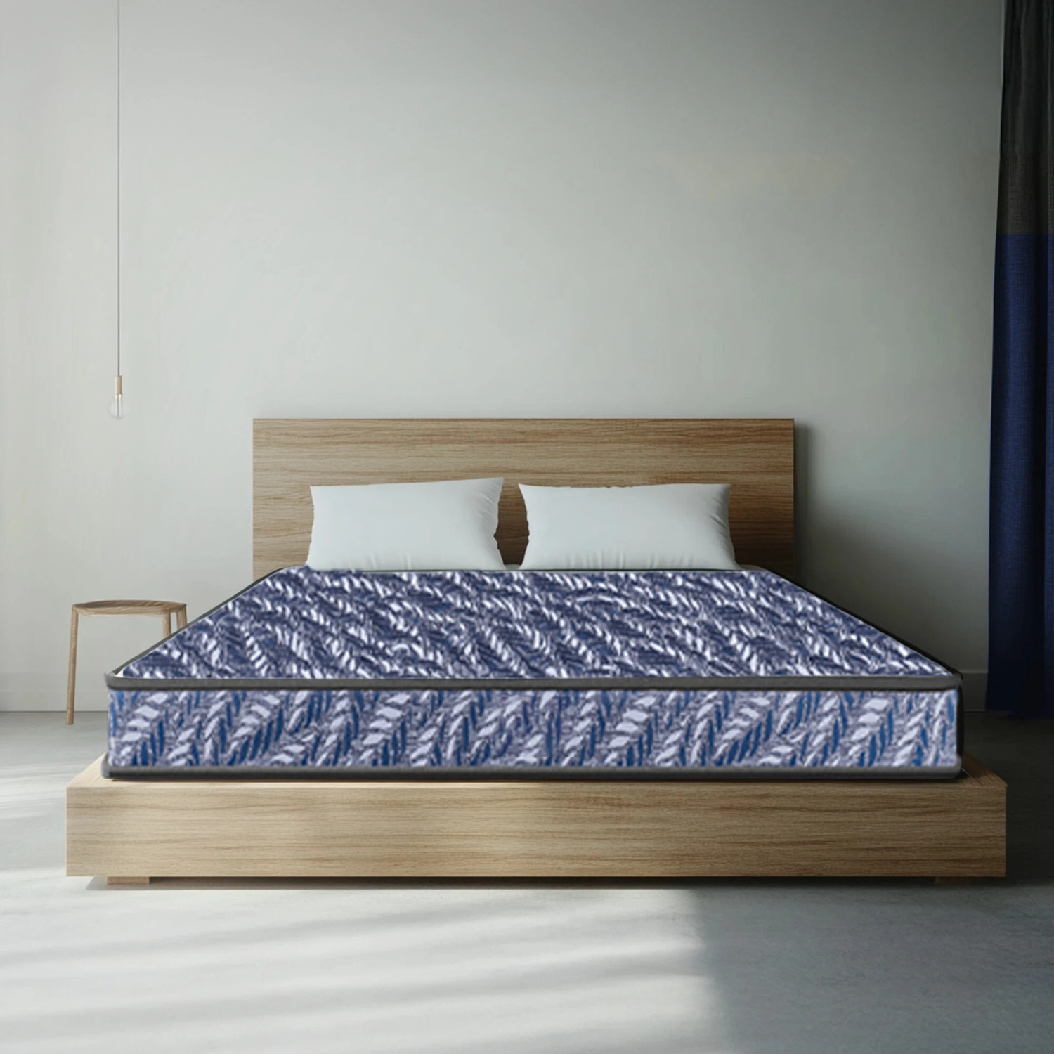 Image of Sleepwell Utsav Comfort, Quiltec Soft Top, Resitec Foam, Neem Anti-Microbial, Breathable 4 inch Queen High Resilience (HR) Foam Mattress