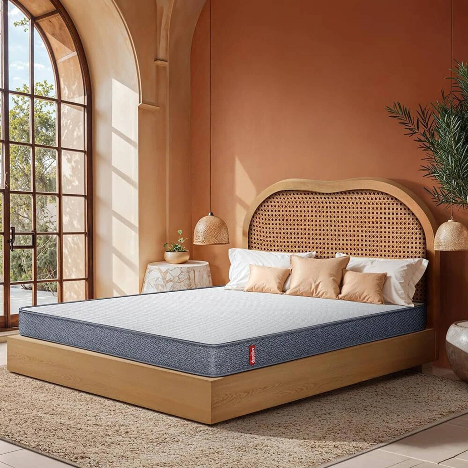 Duroflex LiveIn 2 in 1 Reversible 5 inch Double High Resilience (HR) Foam Mattress