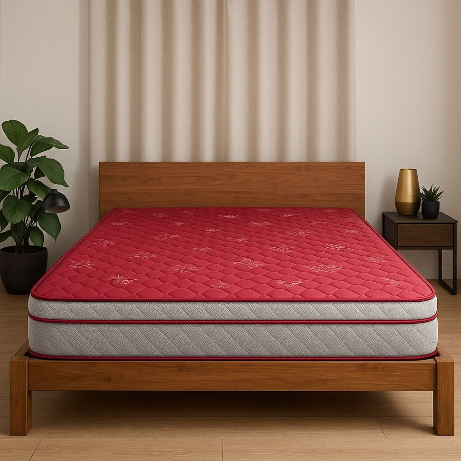 Image of COIRFIT LUXURINO Pillow Top with ISPT Tech. 10 inch Queen Bonnell Spring Mattress