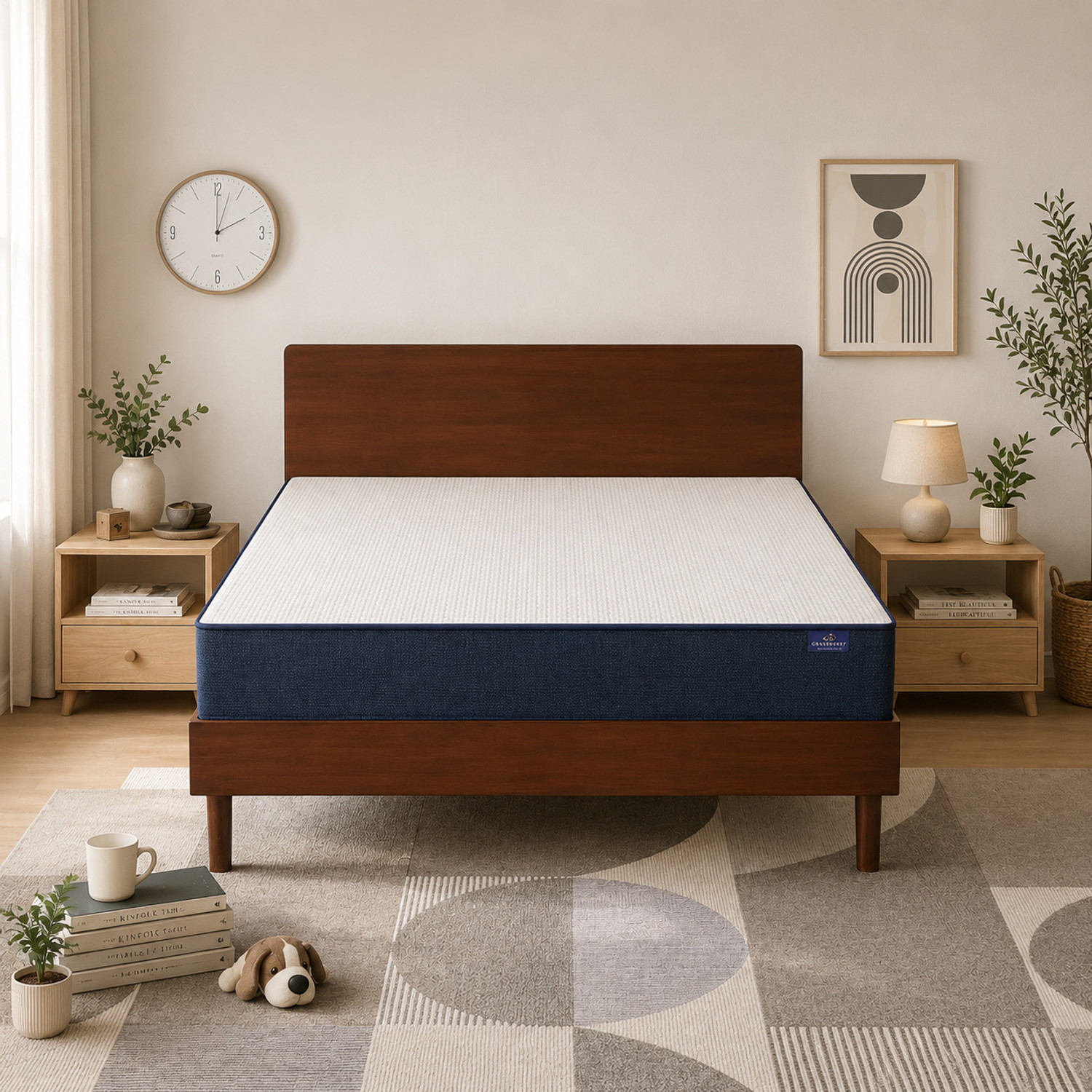 Image of NapComforts Dual Side Ortho 5 inch Double High Resilience (HR) Foam Mattress (L x W: 70 inch x 48 inch)