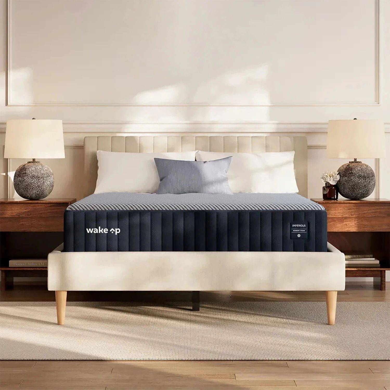 Wakeup India Imperious Mattress | Spine Align Orthopedic 5 inch Double Memory Foam Mattress