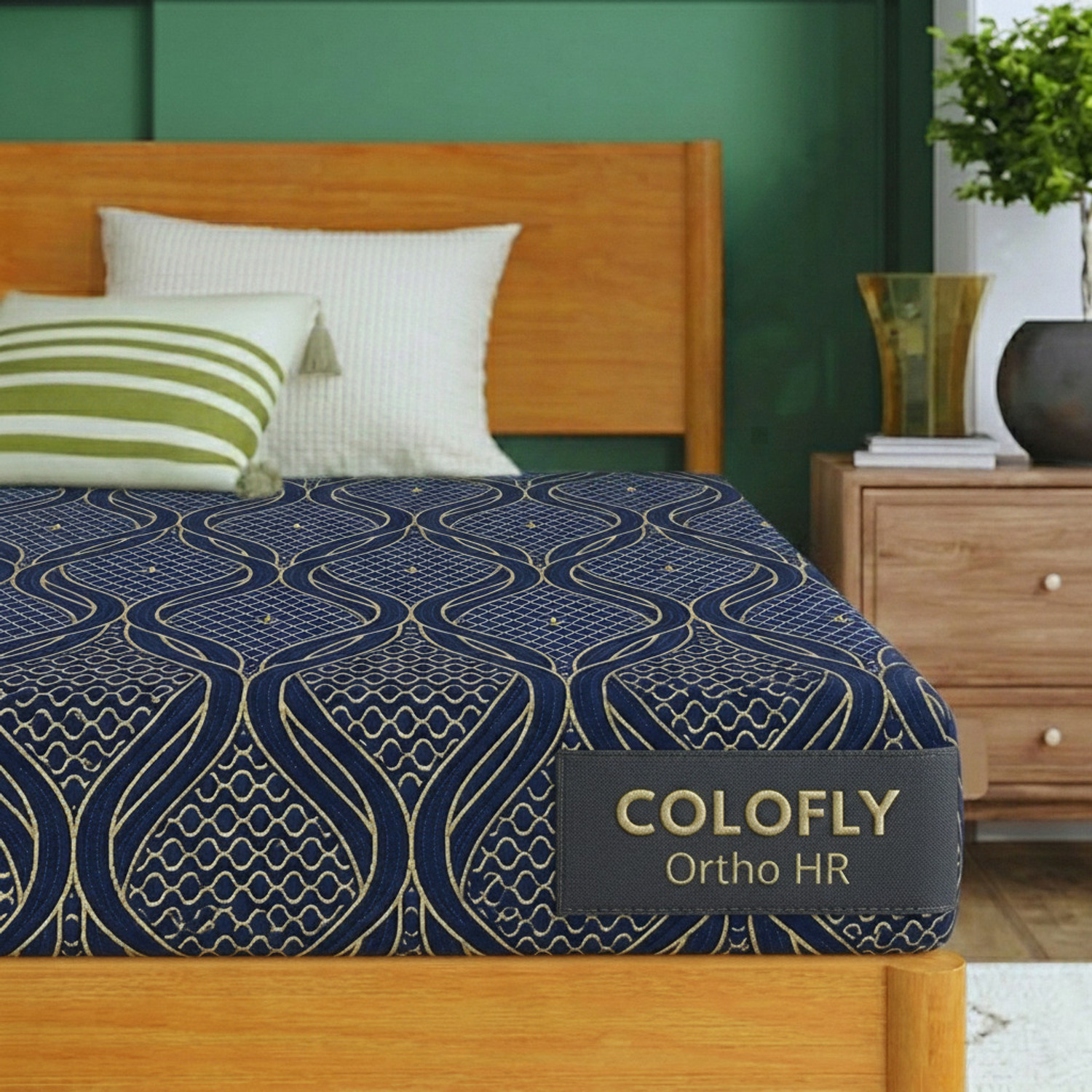 Image of COLOFLY Ortho HR Dual Comfort Reversible Mattress 3 inch Double High Resilience (HR) Foam Mattress