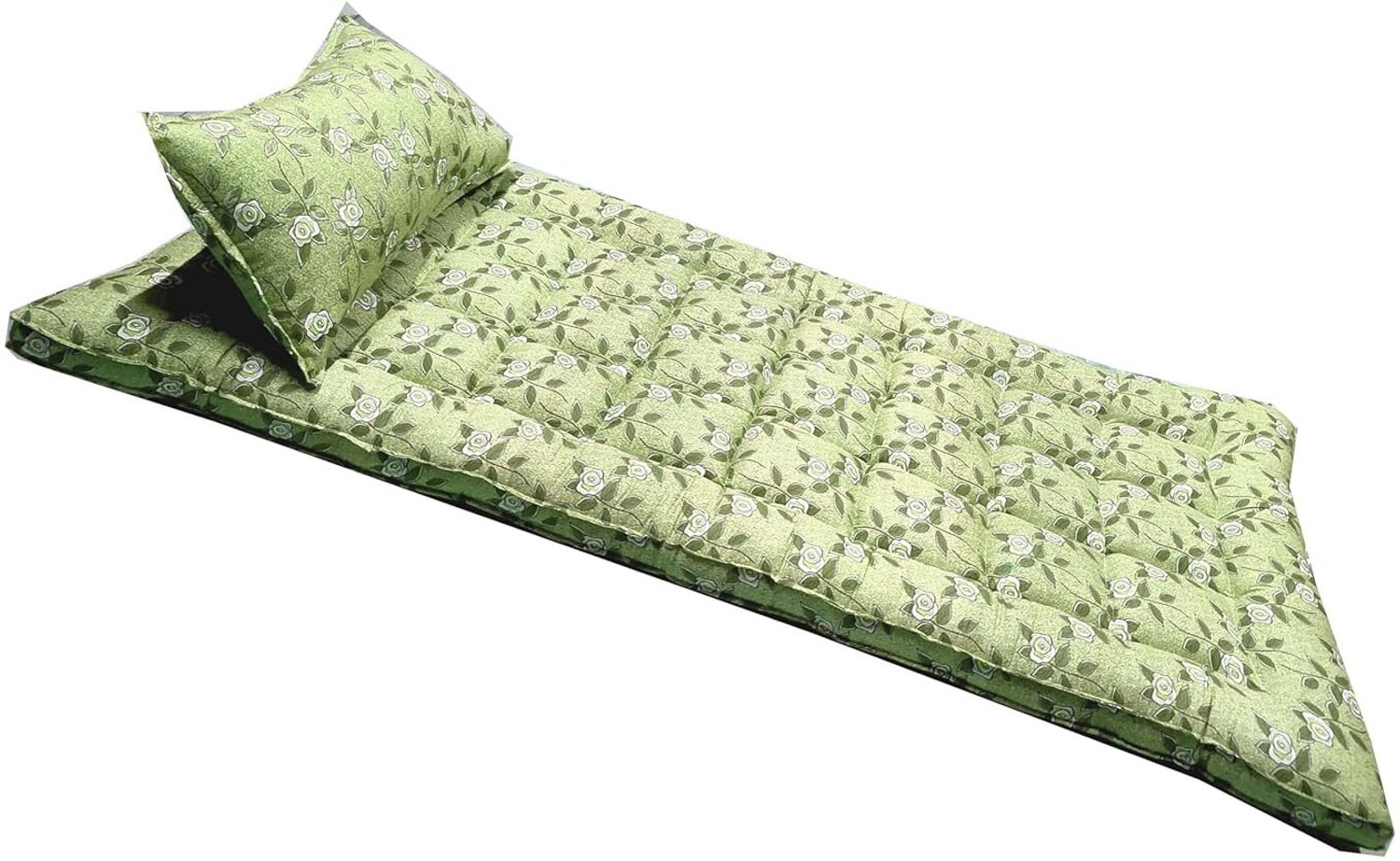 Image of flamo Organic Ilavam Panju Silk Cotton kapok Hostel Bed 6.25 X 2.5 feet x 3 inch 3 inch Single Cotton Mattress