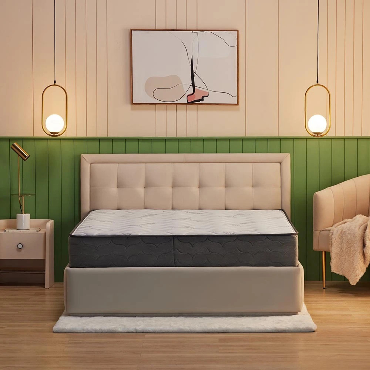 Image of Wakefit Elevate Pocket Spring Mattress with Memory Foam 6 inch Queen Pocket Spring Mattress