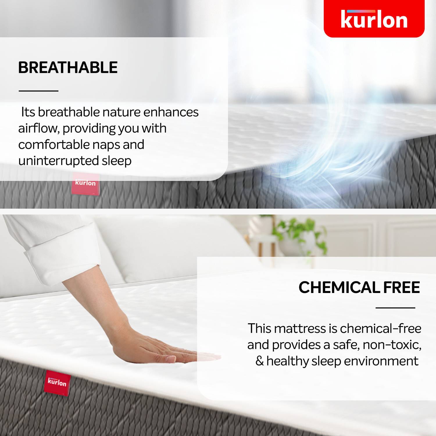 KURLON Spinel Ortho 8 inch Queen Mattress - Image 5