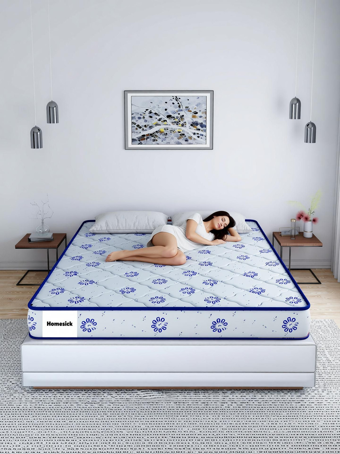 Image of Homesick Bliss Dual Comfort - Soft & Hard 5 inch Double High Density (HD) Foam Mattress