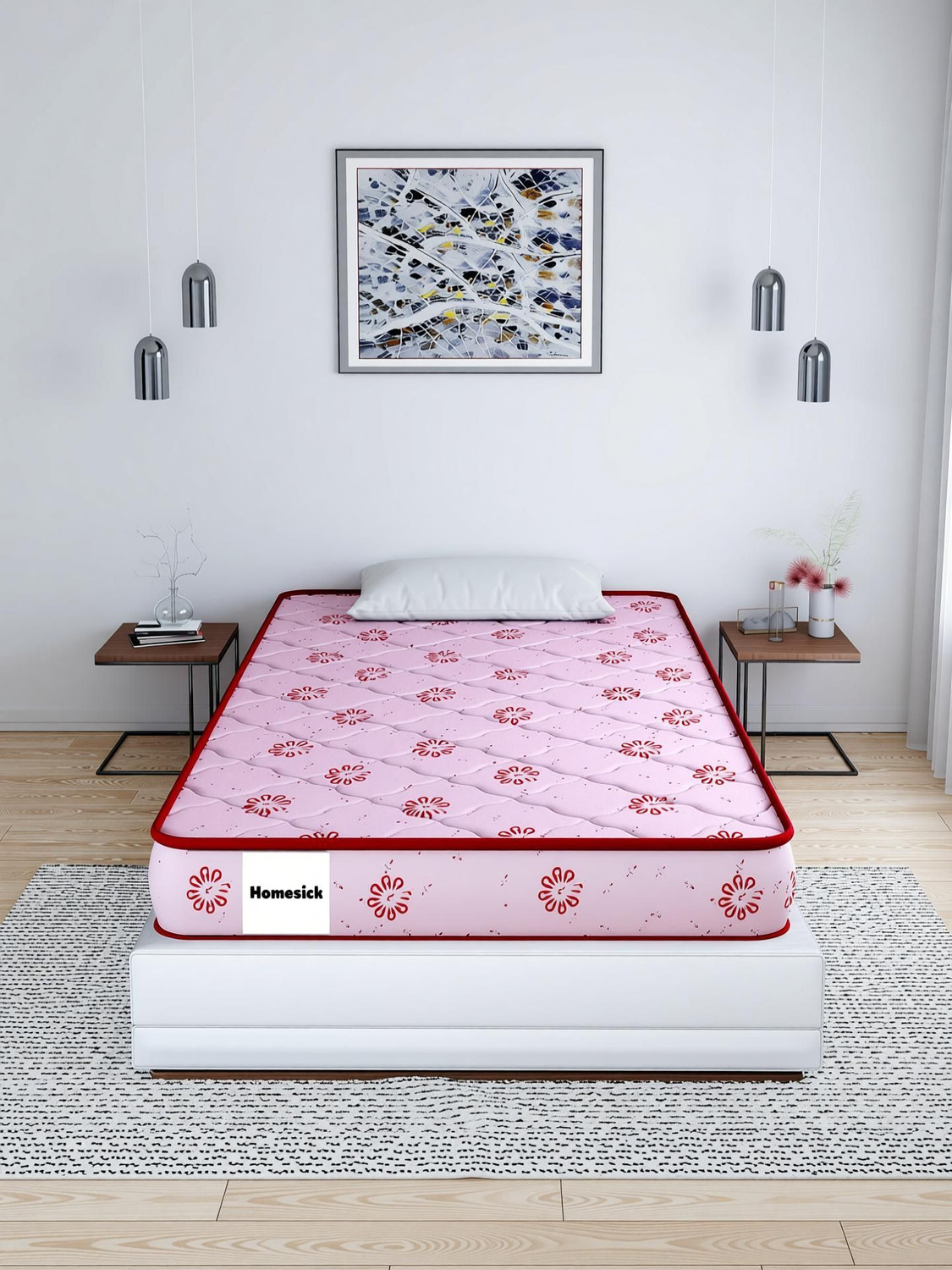 Image of Homesick Bliss Dual Comfort - Soft & Hard 4 inch Single High Density (HD) Foam Mattress
