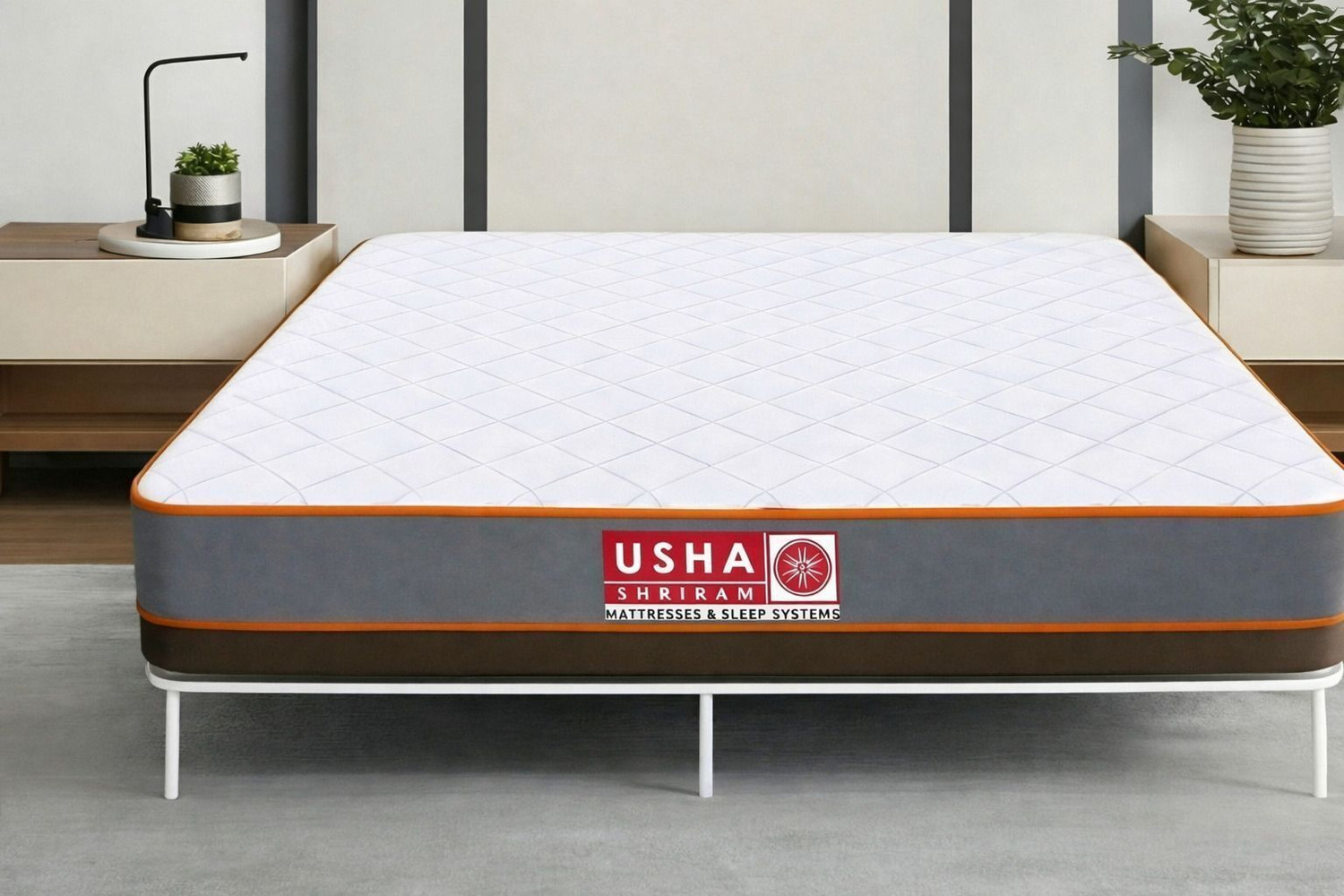 Image of USHA SHRIRAM 7-Zone Dual Comfort Hard & Soft Side 5 inch King High Resilience (HR) Foam Mattress