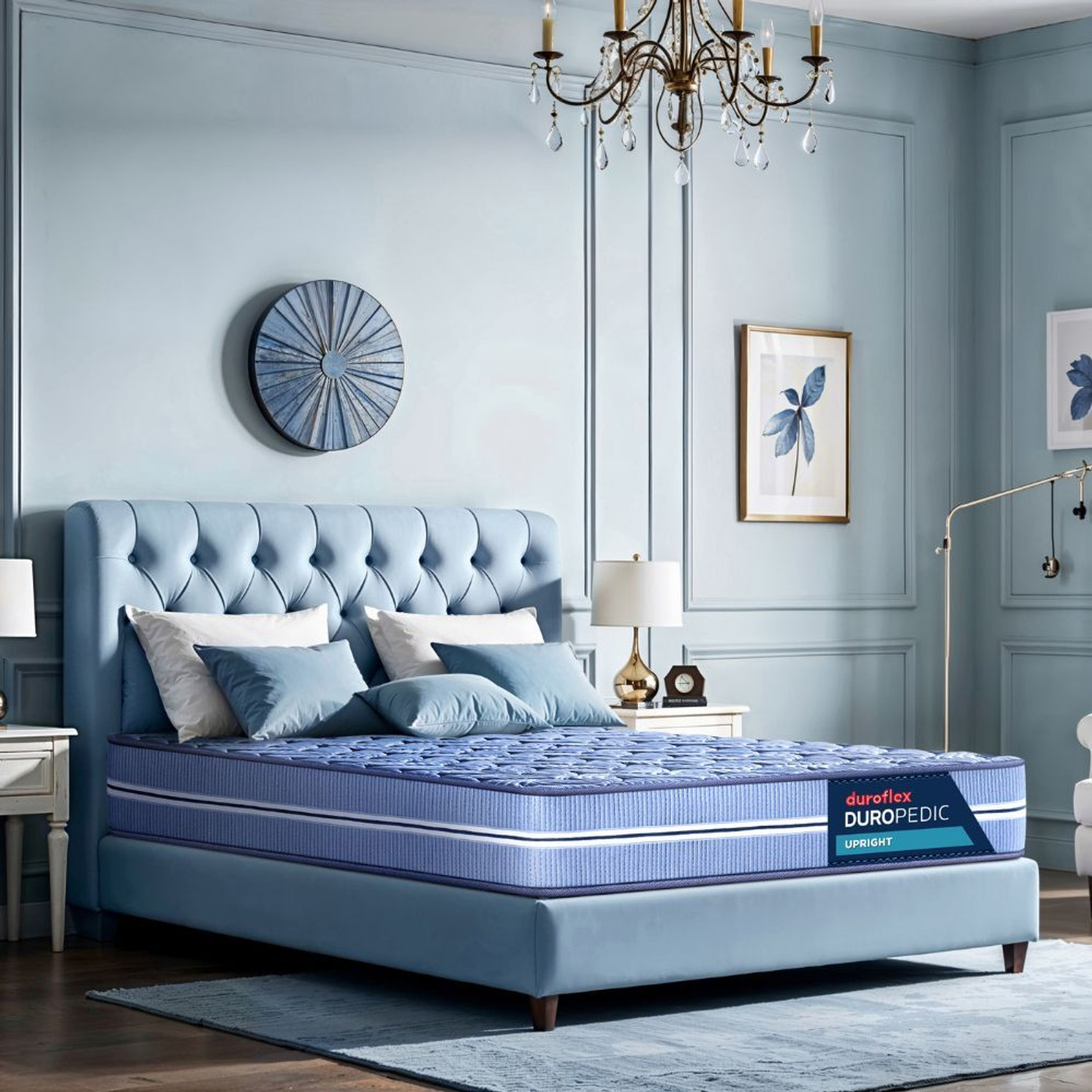 Image of Duroflex Up Right Doctor Recommended 5 Zone Dual Density Orthopedic Support 5 inch King Bonded Foam Mattress
