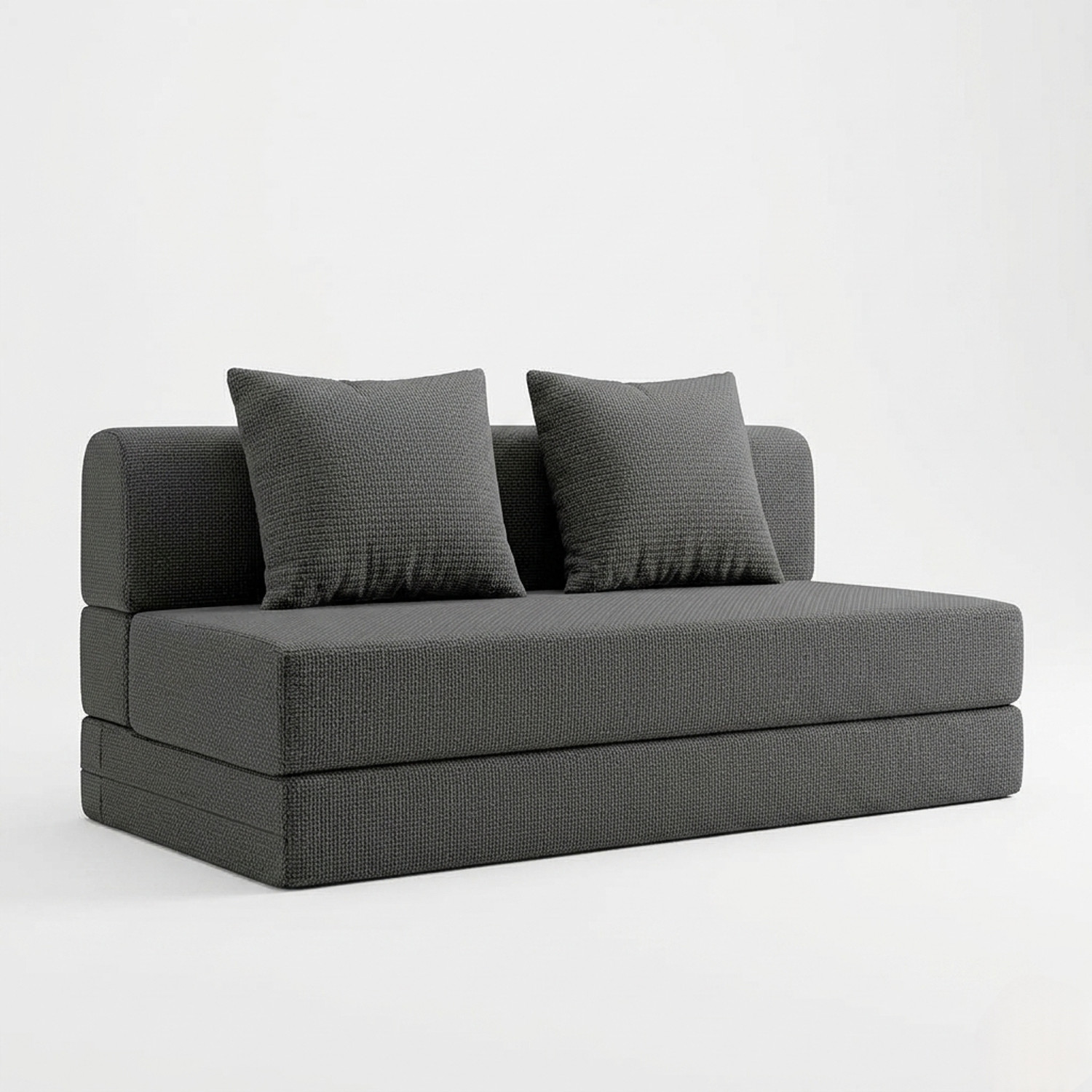 Image of Aeronix Premium Sofa-Mattress 3-in-1 Foldable Bed High-Density Foam Washable Cover 7 inch Double EPE Foam Mattress