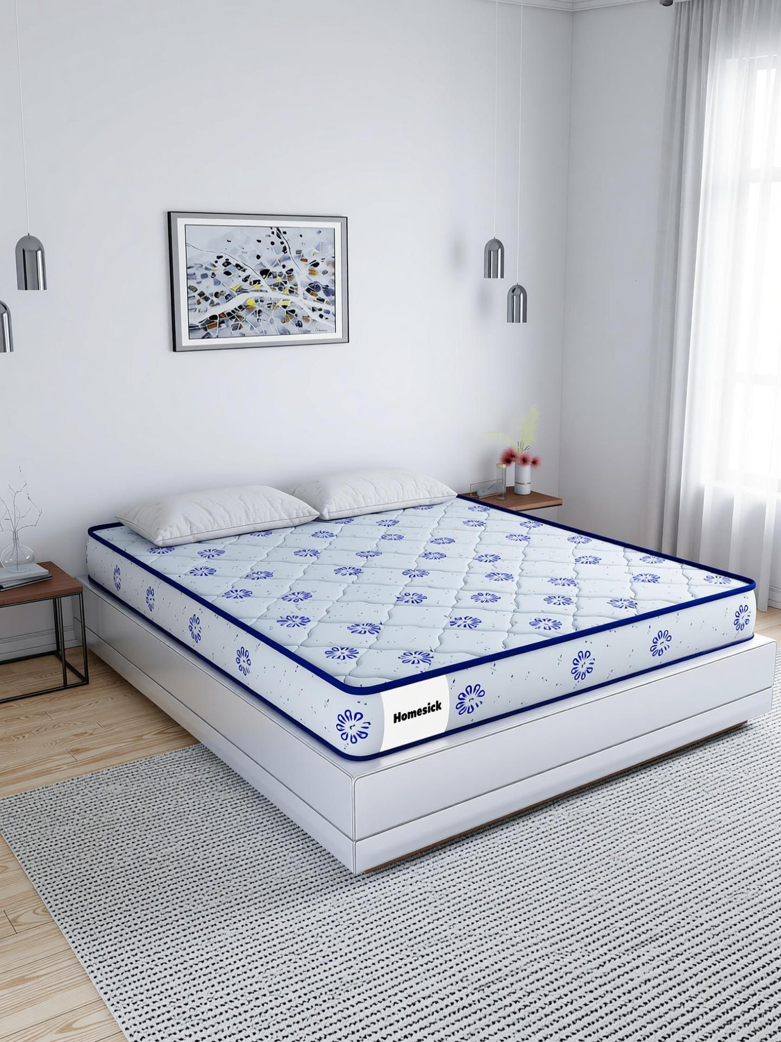 Image of Homesick Bliss Dual Comfort - Soft & Hard 5 inch Double High Density (HD) Foam Mattress