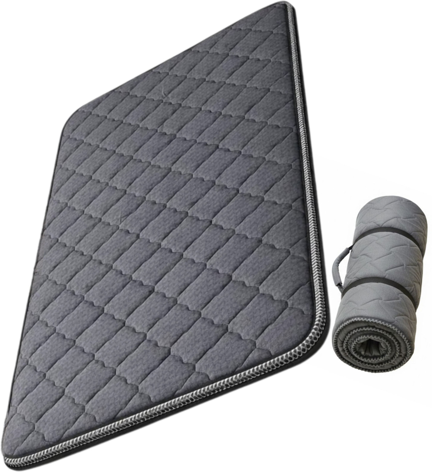 Image of Aeronix Portable Folding compact camping exercise,pilates travel mattress 1.5 inch Single Memory Foam Mattress