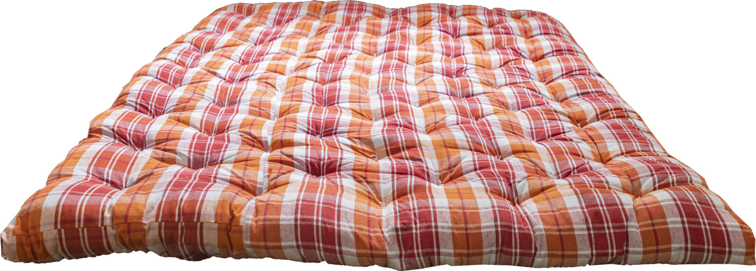 Image of spinecure mattress Spinecure Soft Cotton Mattress, Firm Gadda for Floor & Bed, King Size 78 x 72 1 inch King Cotton Mattress