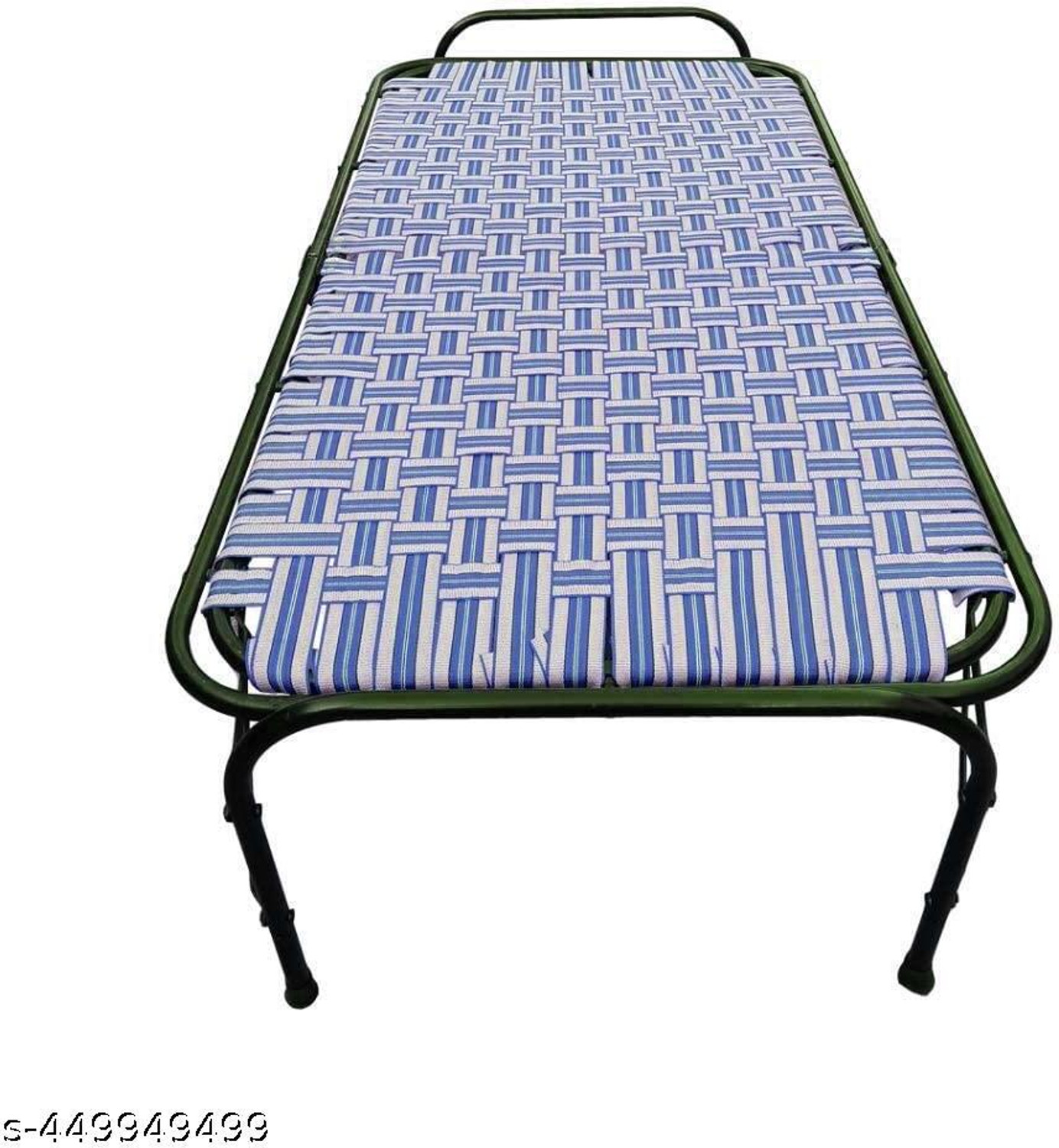 Image of BCF Bamboo Craft Metal Double Bed, 35 cm x 91 cm (1.15 ft x 2.99 ft)