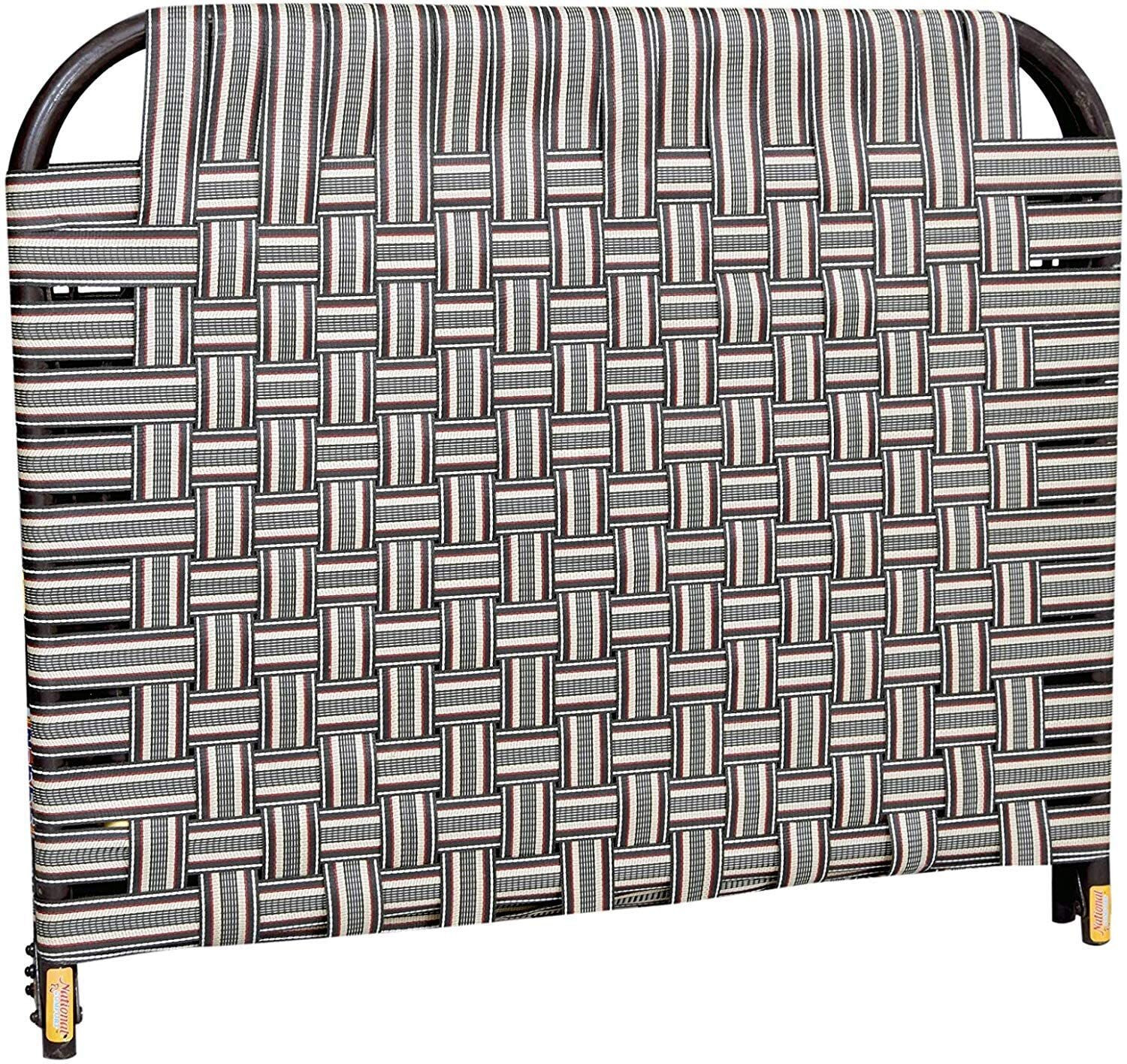Image of COMFORT Creation Folding Bed for Sleeping with Heavy Metal Bed Frame Single Bed /Camp Bed /Guest Metal Queen Bed, 182.88 cm x 106.68 cm (6.0 ft x 3.5 ft)