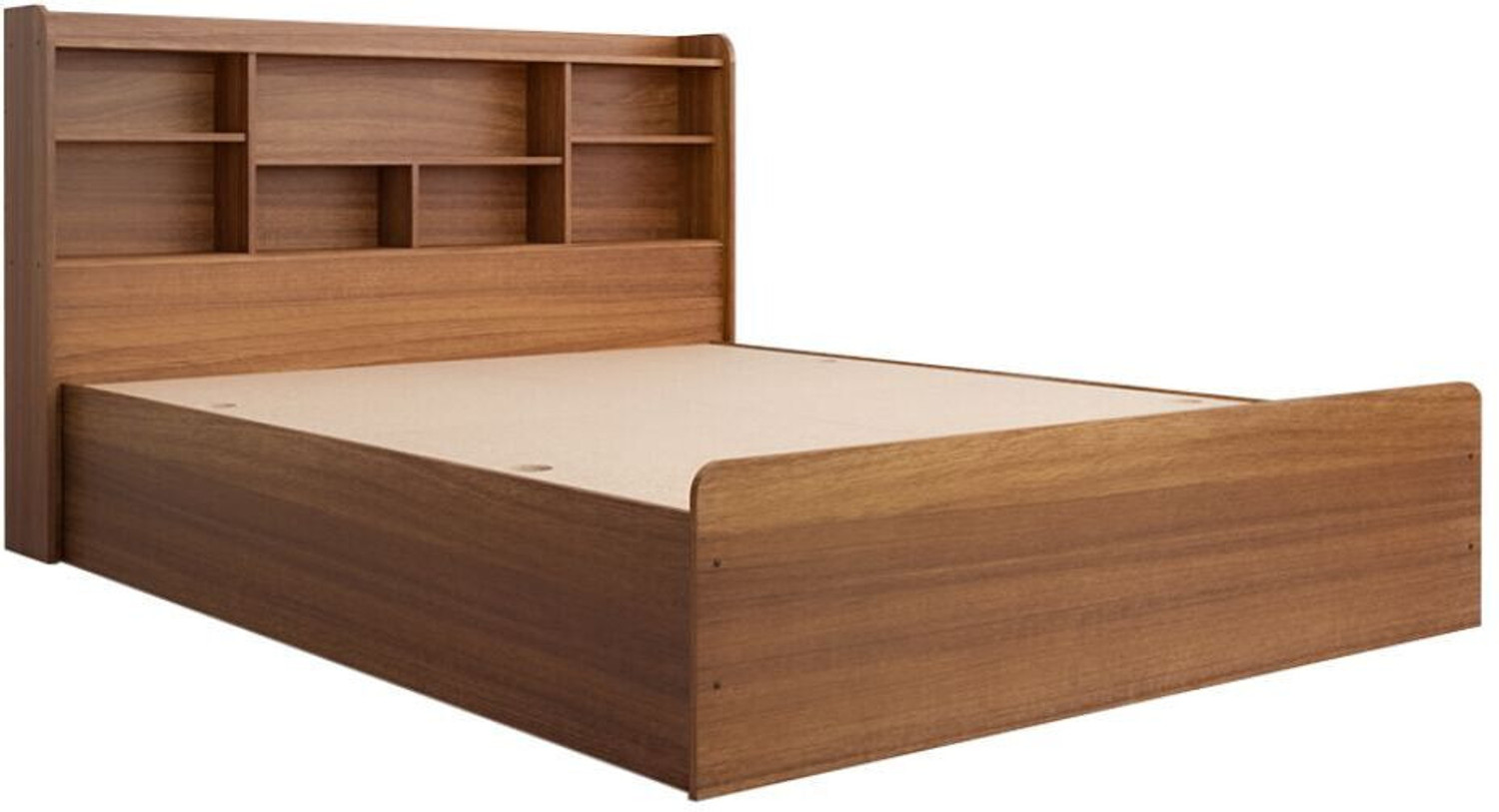 Image of neuspace Sydney Engineered Wood King Box Bed, 221 cm x 194 cm (7.25 ft x 6.36 ft)