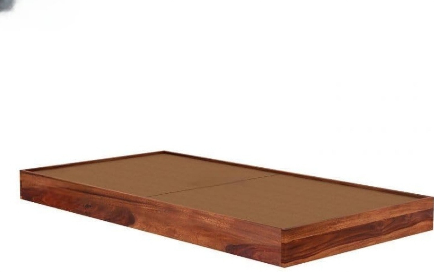 Image of BHWOOD Sheesham wood single size bed Solid Wood Single Bed, 200 cm x 95 cm (6.56 ft x 3.12 ft)