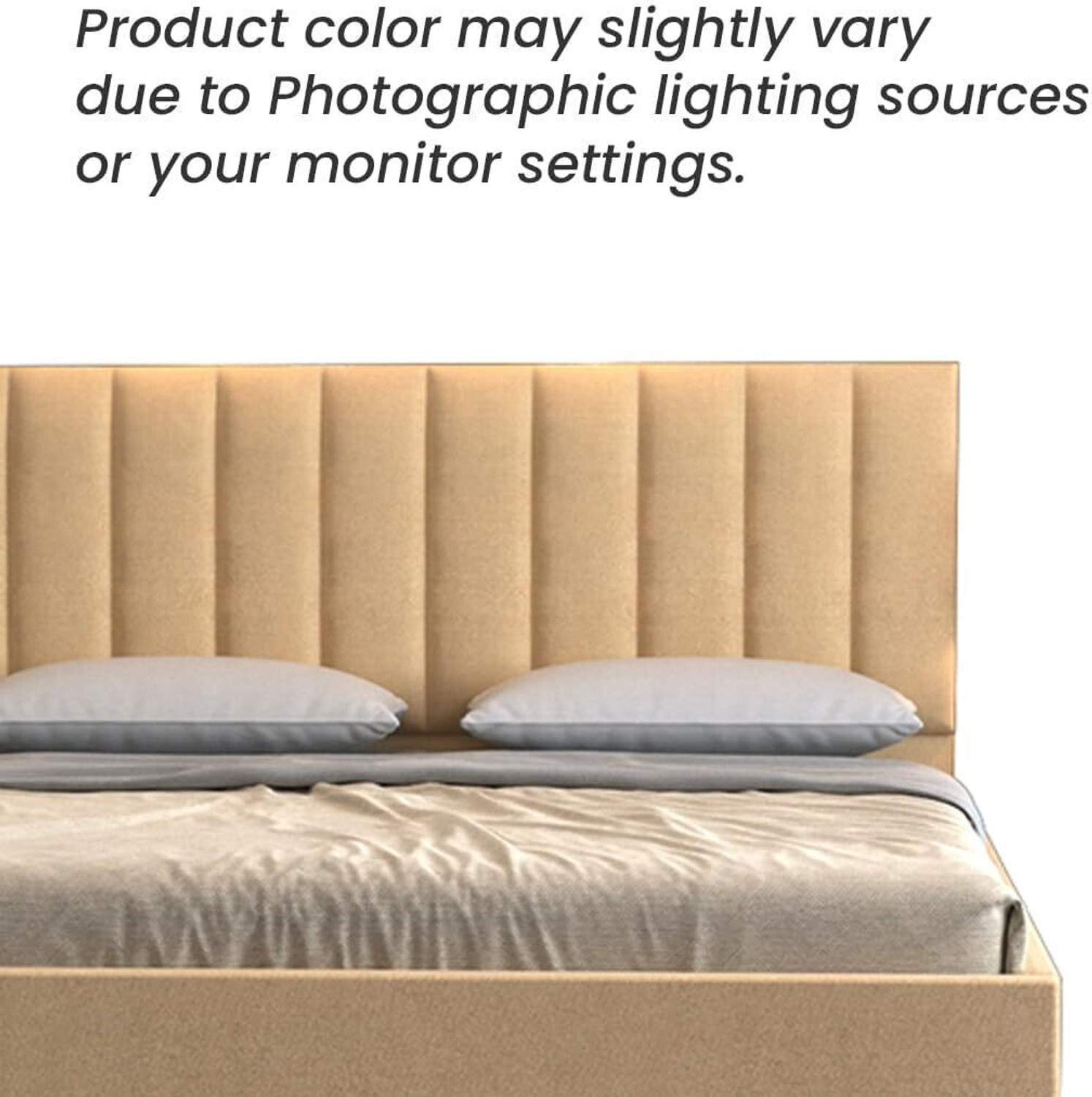 Image of DMKDecor Solid Wood King Bed, 208 cm x 187 cm (6.82 ft x 6.14 ft)