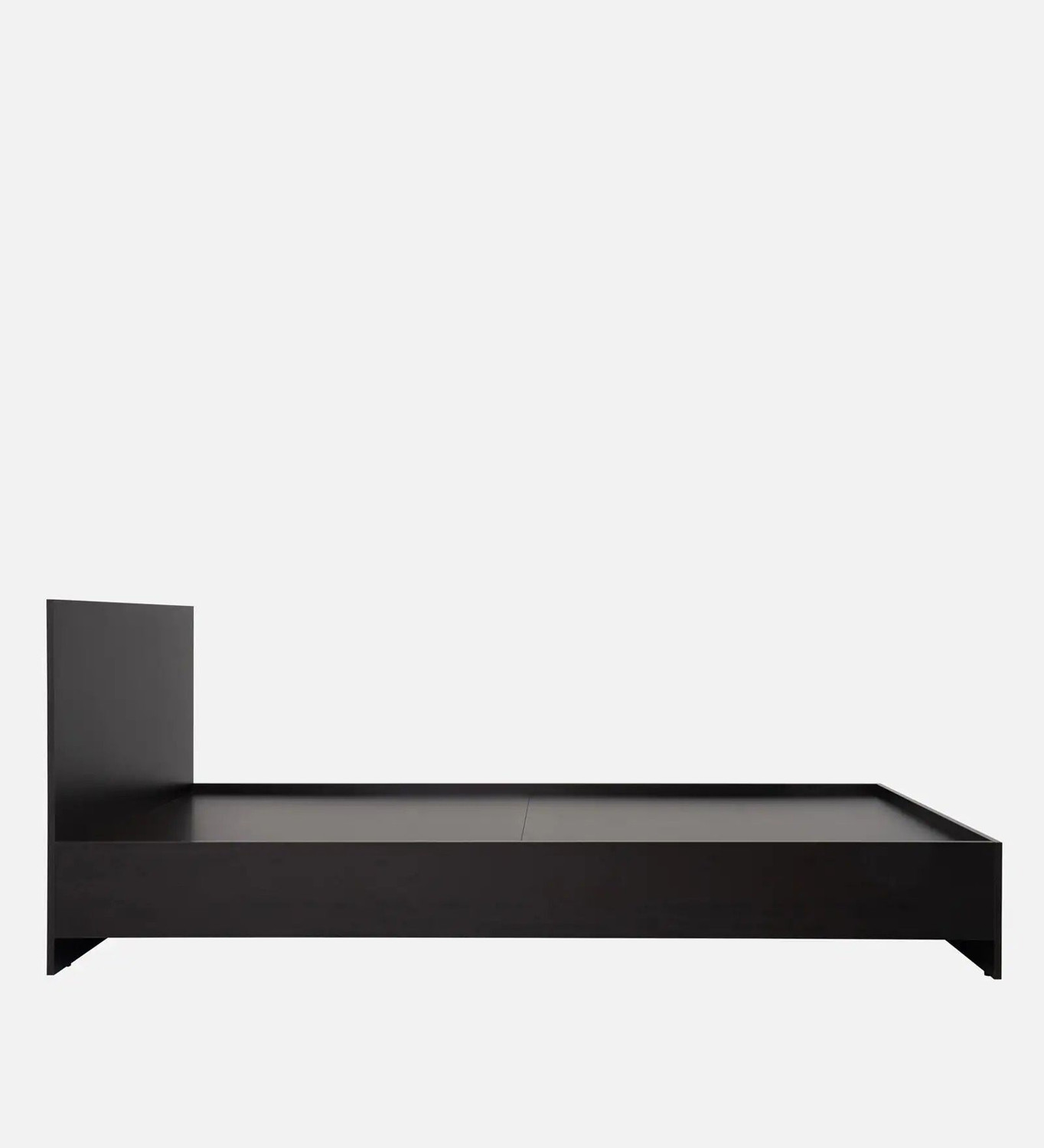 Image of Mintwud From Pepperfry Seto Wooden Single Bed /Wooden Bed Without Storage For Home Engineered Wood Single Bed, 202 cm x 96 cm (6.63 ft x 3.15 ft)