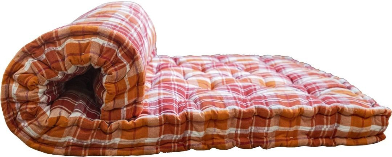 Image of HANDLOOM Krt Cotton mattress Engineered Wood Single Bed, 76 cm x 60 cm (2.49 ft x 1.97 ft)