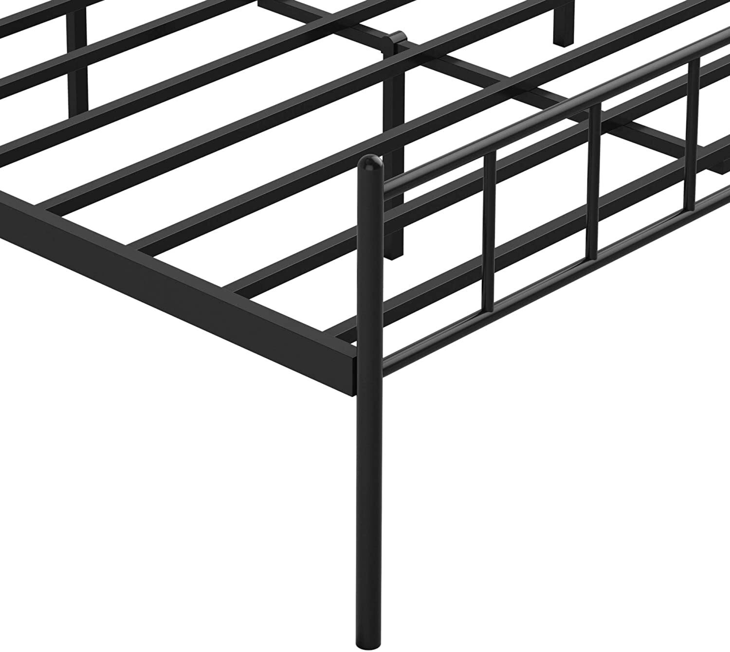 Image of mandee's Metal King Bed, 188 cm x 204 cm (6.17 ft x 6.69 ft)