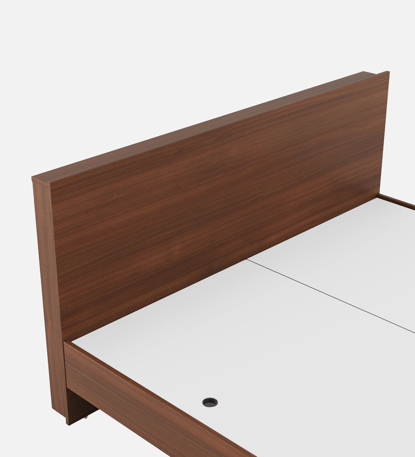 Image of Valuewud From Pepperfry King Size Without Storage Bed For Bedroom | Double Cot Bed | Engineered Wood King Bed, 185.42 cm x 213.36 cm (6.08 ft x 7.0 ft)