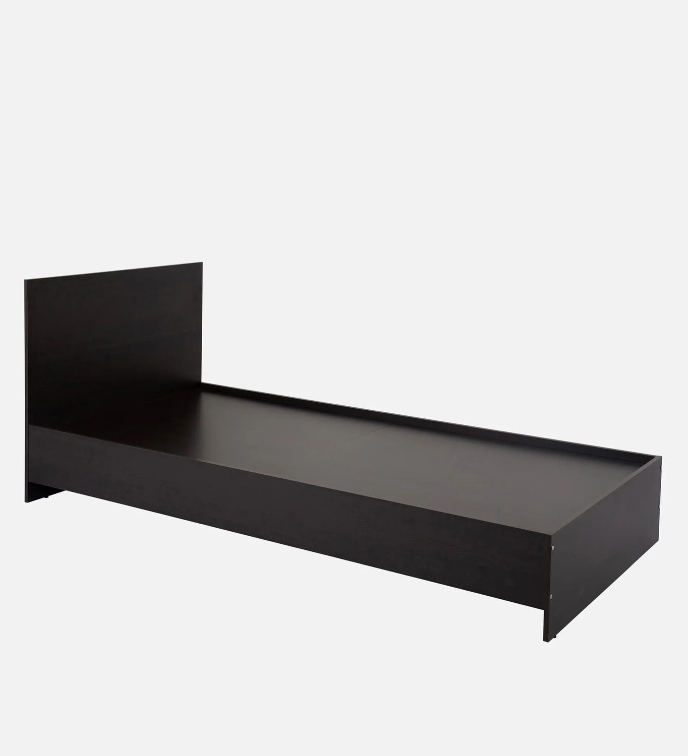 Image of Mintwud From Pepperfry Seto Wooden Single Bed /Wooden Bed Without Storage For Home Engineered Wood Single Bed, 202 cm x 96 cm (6.63 ft x 3.15 ft)