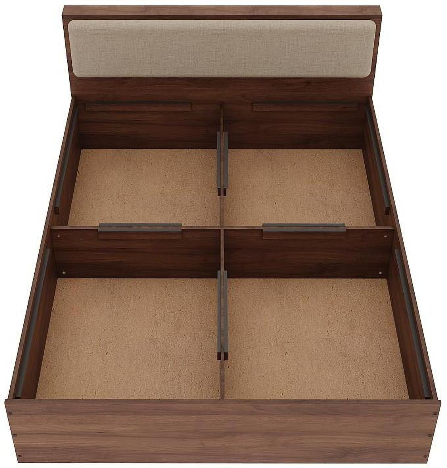 Image of Wakefit Taurus Bed Engineered Wood Queen Box Bed, 210 cm x 160 cm (6.89 ft x 5.25 ft)