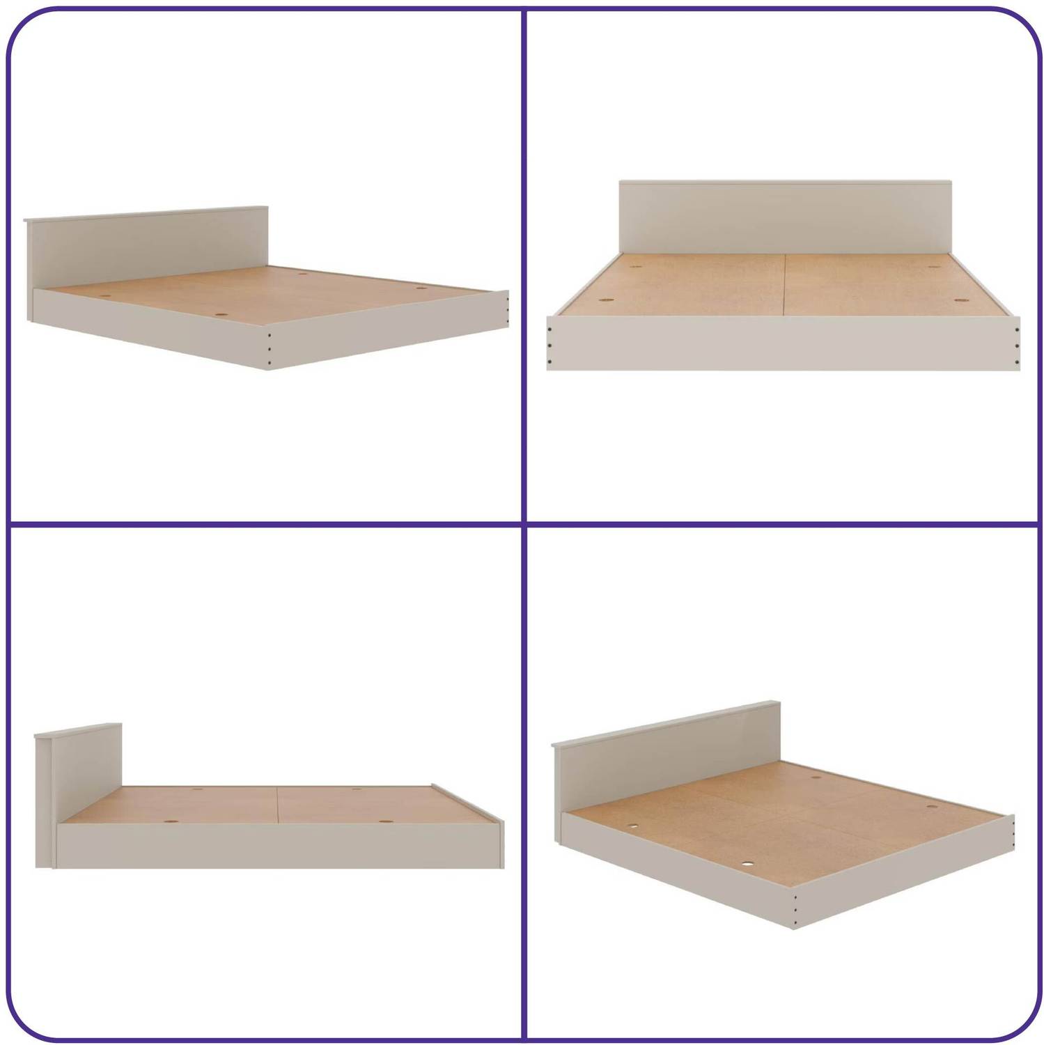 Wakefit Cosmo King Bed 209.7cm x 209cm - Image 4