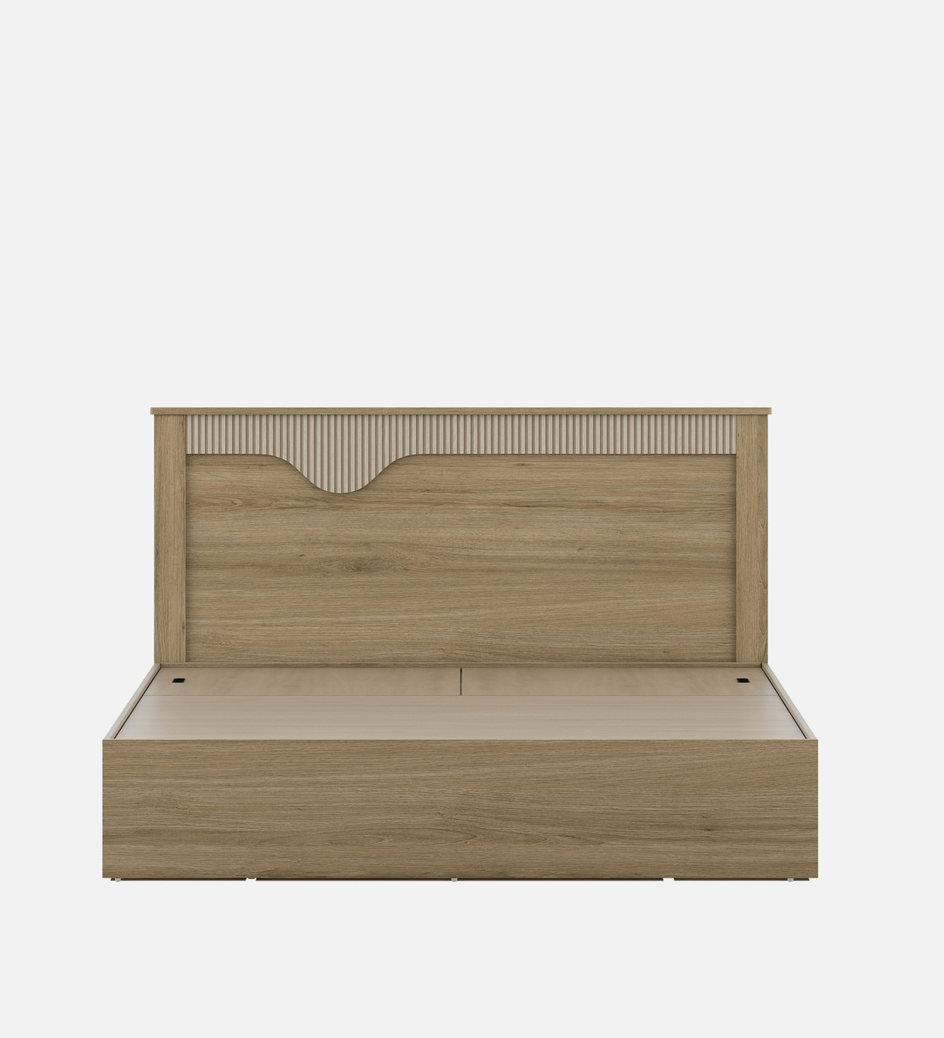 Image of SPACEWOOD RIVOLLA Engineered Wood King Hydraulic Bed, 205 cm x 188.4 cm (6.73 ft x 6.18 ft)