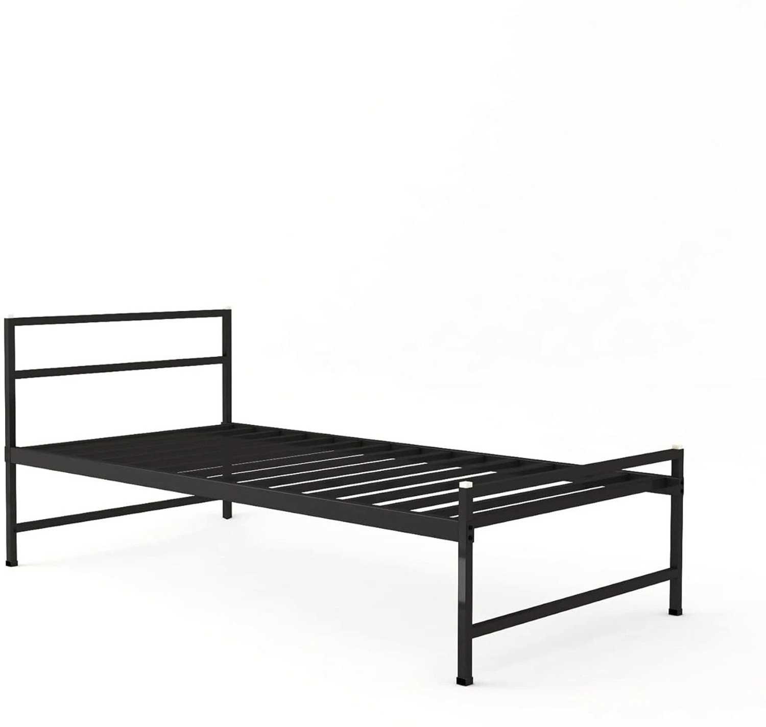Image of Hari Om Craft Metal Single Bed, 186 cm x 92 cm (6.1 ft x 3.02 ft)