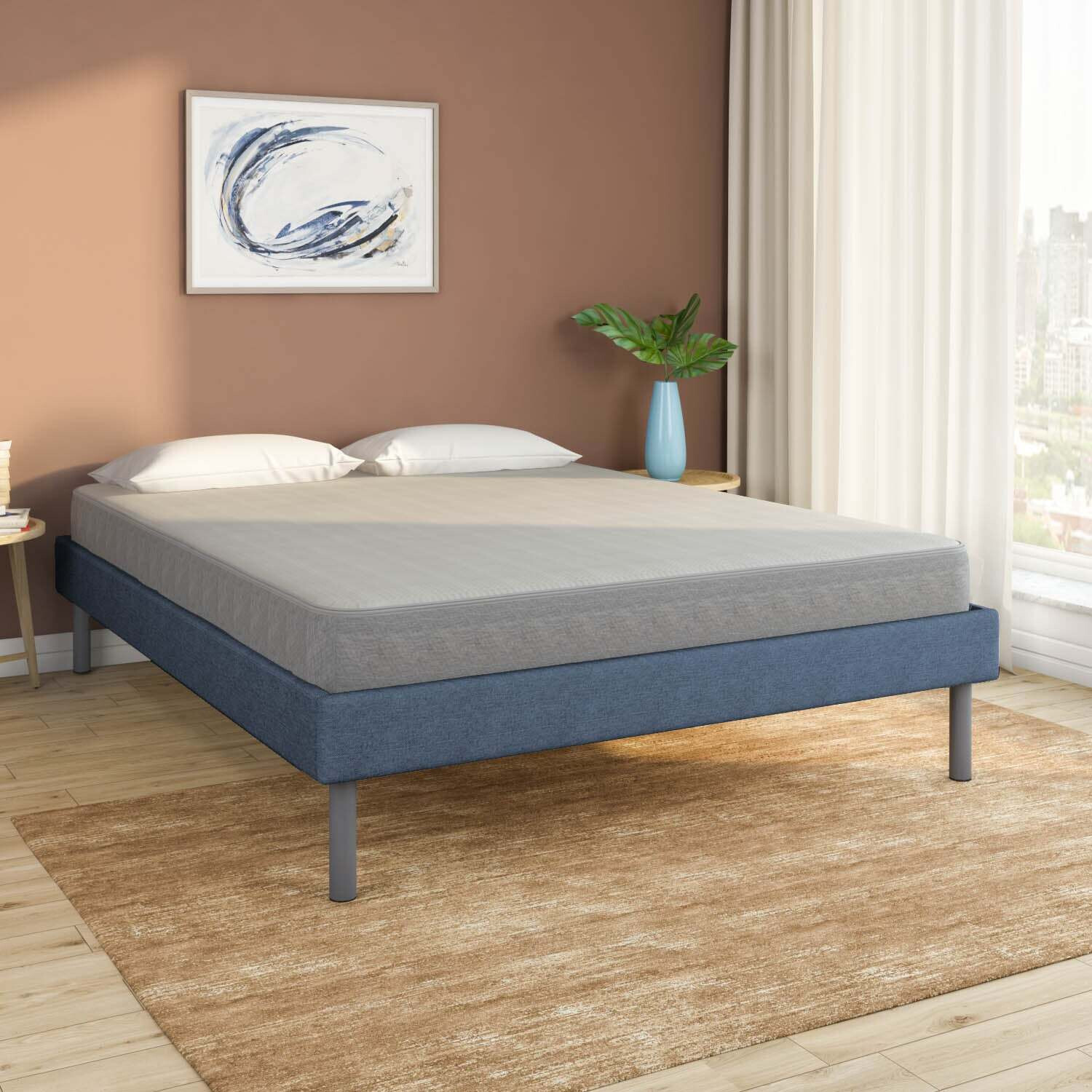 Image of Nilkamal SLEEP Engineered Wood Queen Bed, 206 cm x 158 cm (6.76 ft x 5.18 ft)