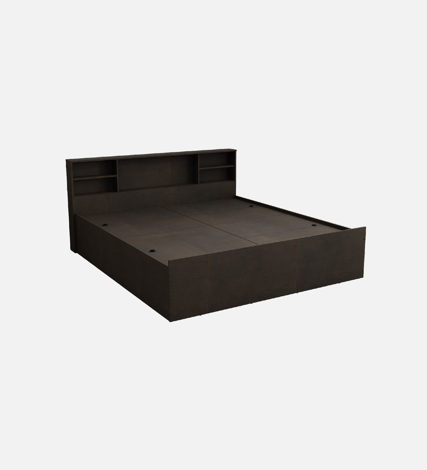 Image of SIVOM Eden Box Bed with Storage Engineered Wood King Box Bed Engineered Wood King Box Bed, 187 cm x 216.5 cm (6.14 ft x 7.1 ft)