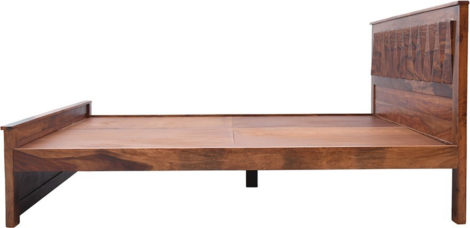 Image of Wakefit Phoenix Solid Wood King Bed, 203 cm x 186 cm (6.66 ft x 6.1 ft)