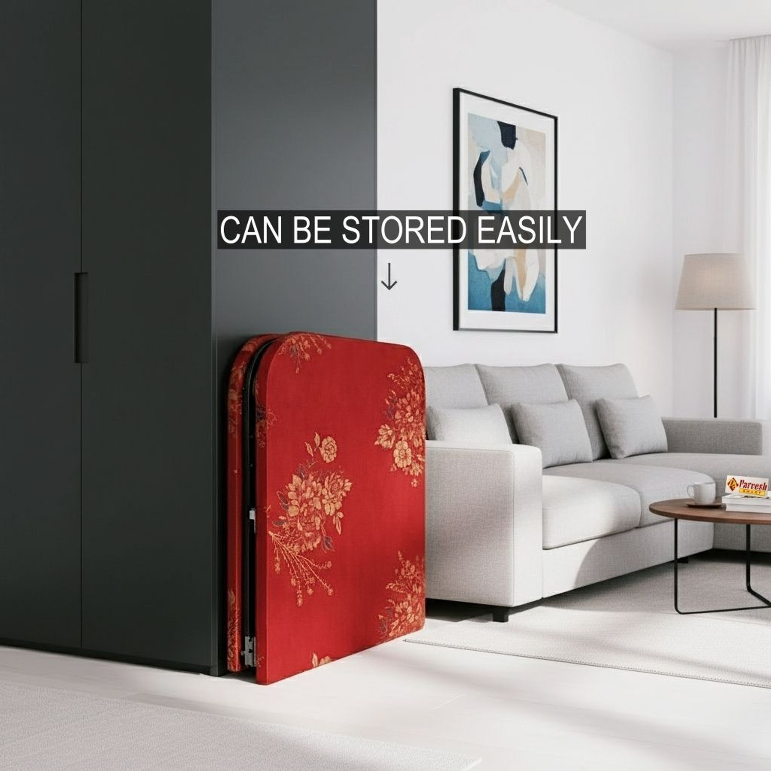 Image of PS PARVESH SMART Mattress bed Metal Single Bed, 183 cm x 92 cm (6.0 ft x 3.02 ft)
